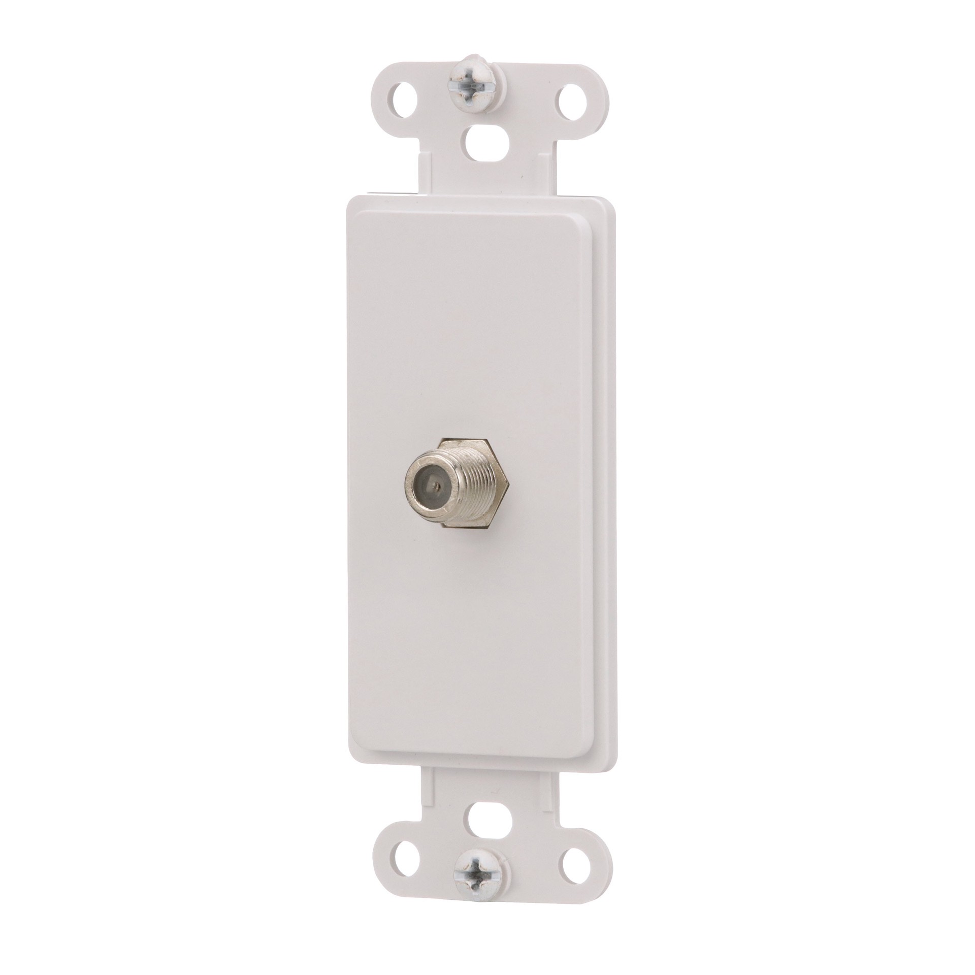 slide 2 of 6, Eaton 1 -Gang Standard Size White Plastic Indoor Decorator Wall Plate, 1 ct