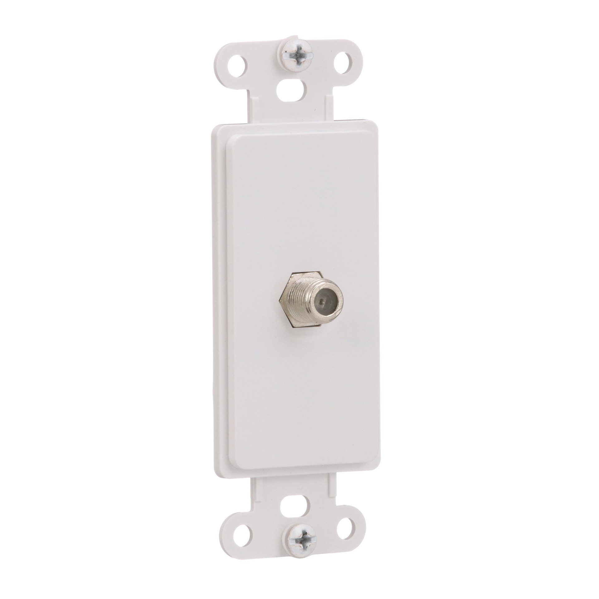 slide 6 of 6, Eaton 1 -Gang Standard Size White Plastic Indoor Decorator Wall Plate, 1 ct