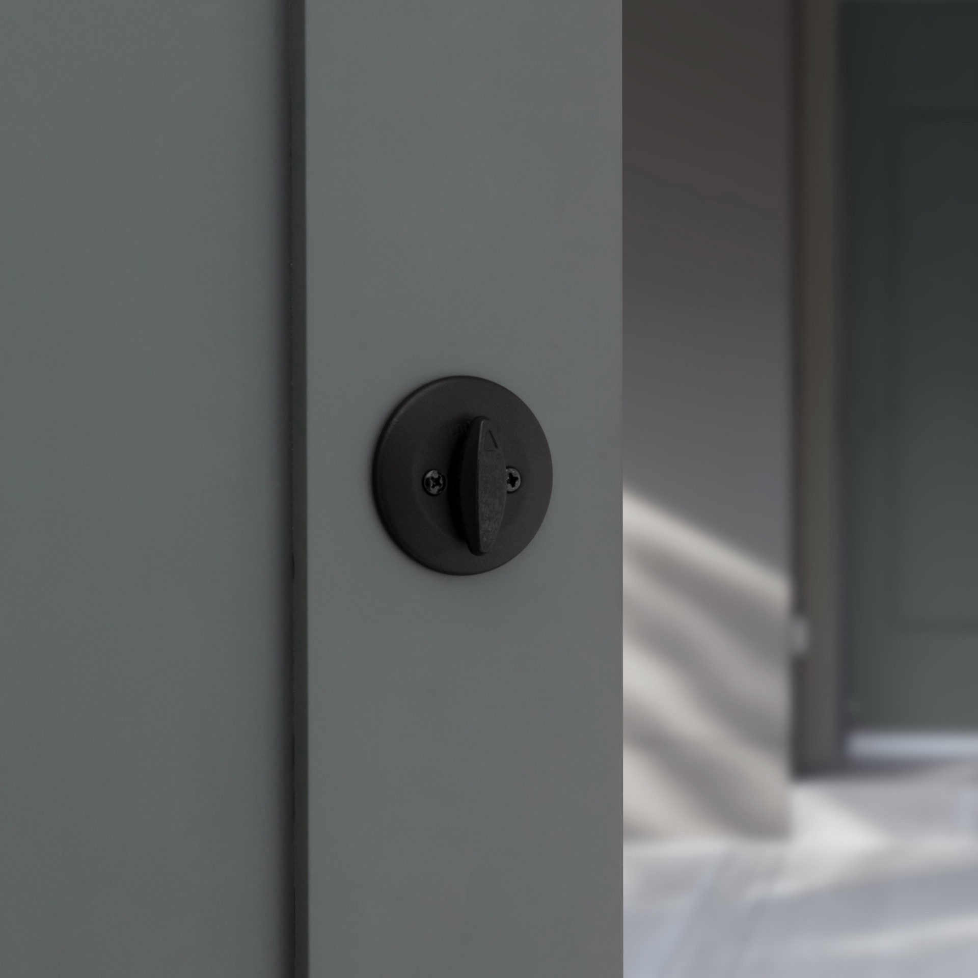 slide 3 of 6, Kwikset Security 660 Series Matte Black Single Cylinder Deadbolt ft. SmartKey Security, 1 ct