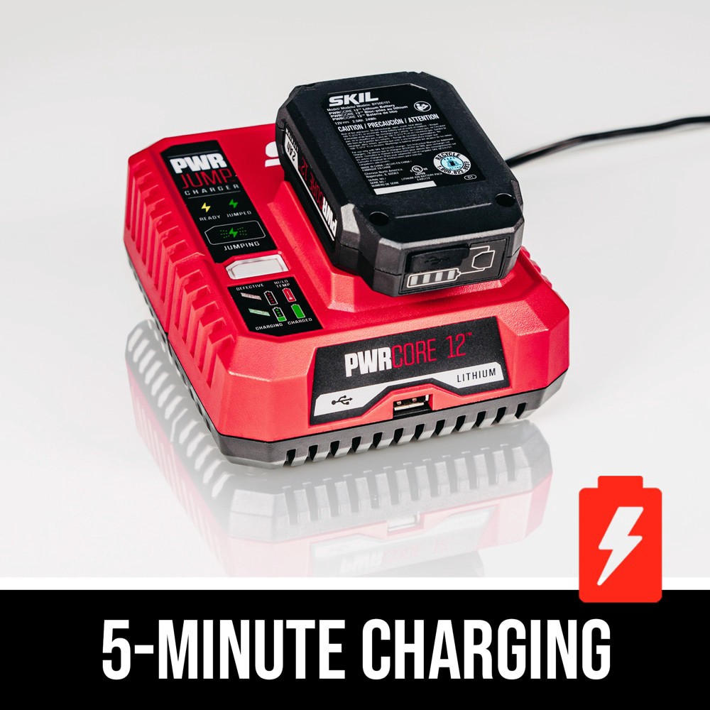 slide 5 of 6, SKIL PWR CORE 12 12-volt 2.0 -Amp Variable Speed Brushless Cordless Reciprocating Saw ( Battery Included ), 1 ct