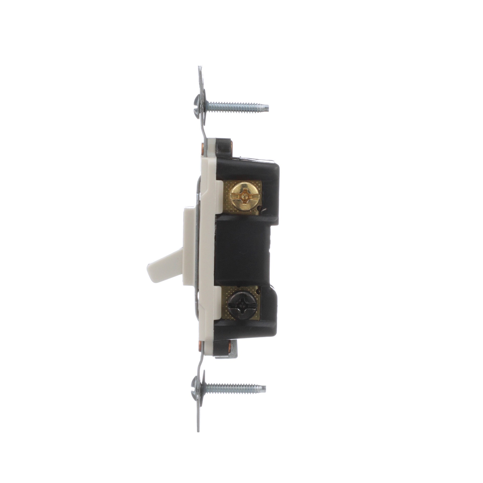 slide 3 of 6, 15-amp 3-way Illuminated Toggle Light Switch , Light almond, 1 ct
