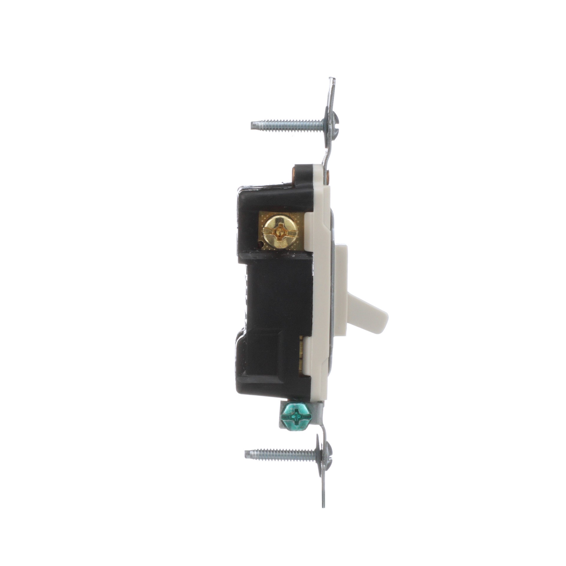 slide 5 of 6, 15-amp 3-way Illuminated Toggle Light Switch , Light almond, 1 ct