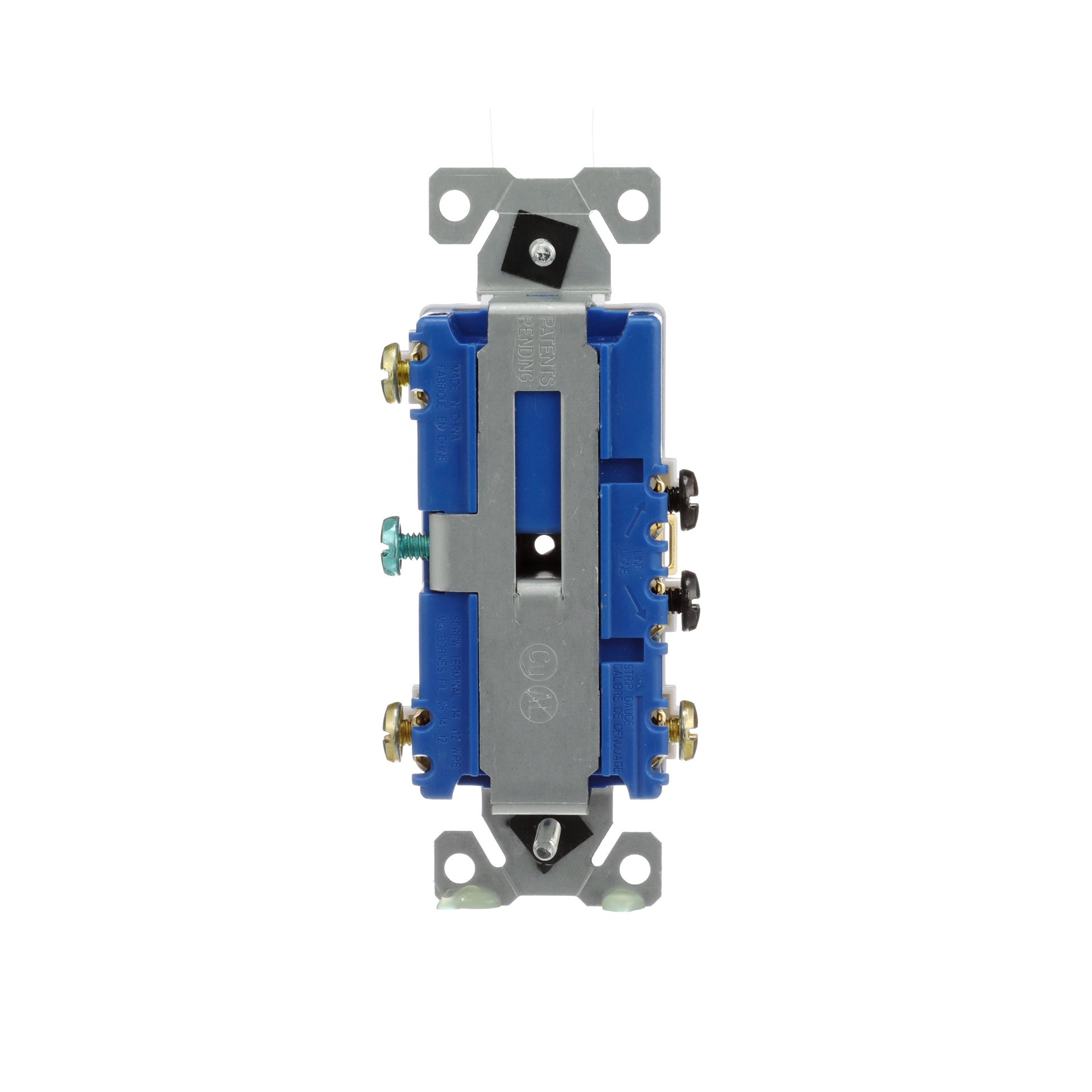 slide 4 of 6, Eaton 15-amp Single-pole/3-way Combination Light Switch , White, 1 ct