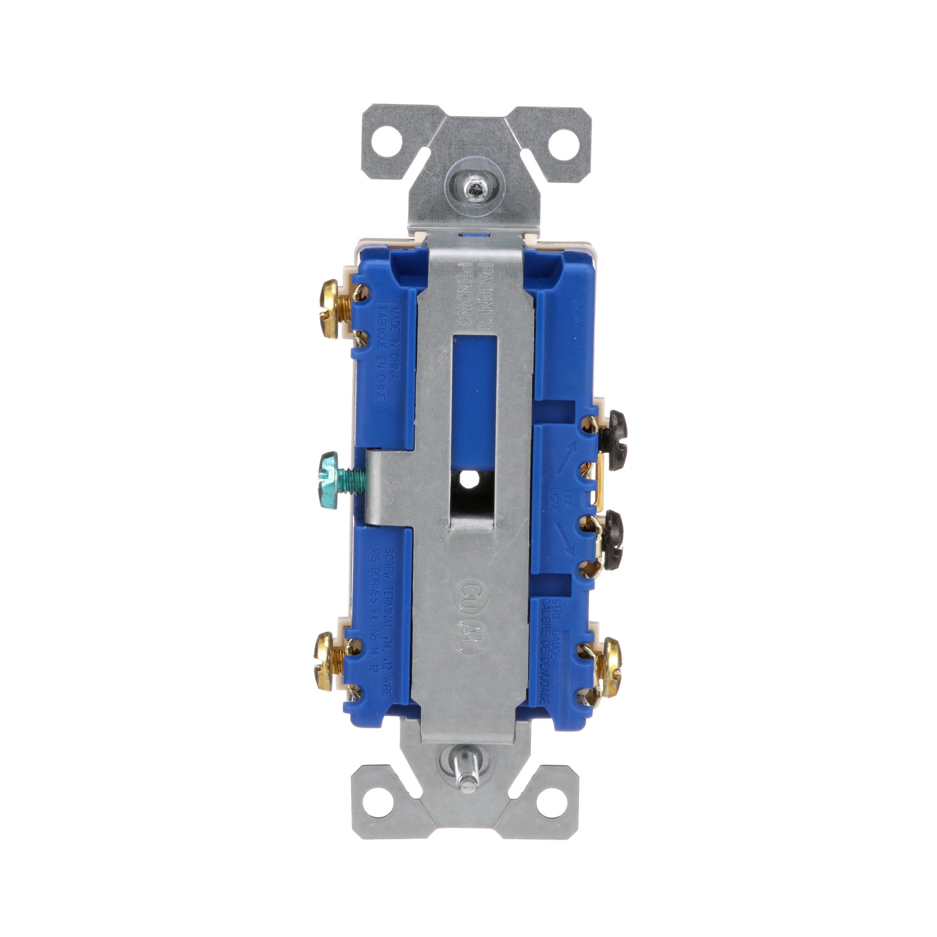 slide 4 of 6, Eaton 15-amp Single-pole/3-way Combination Light Switch , Light Almond, 1 ct