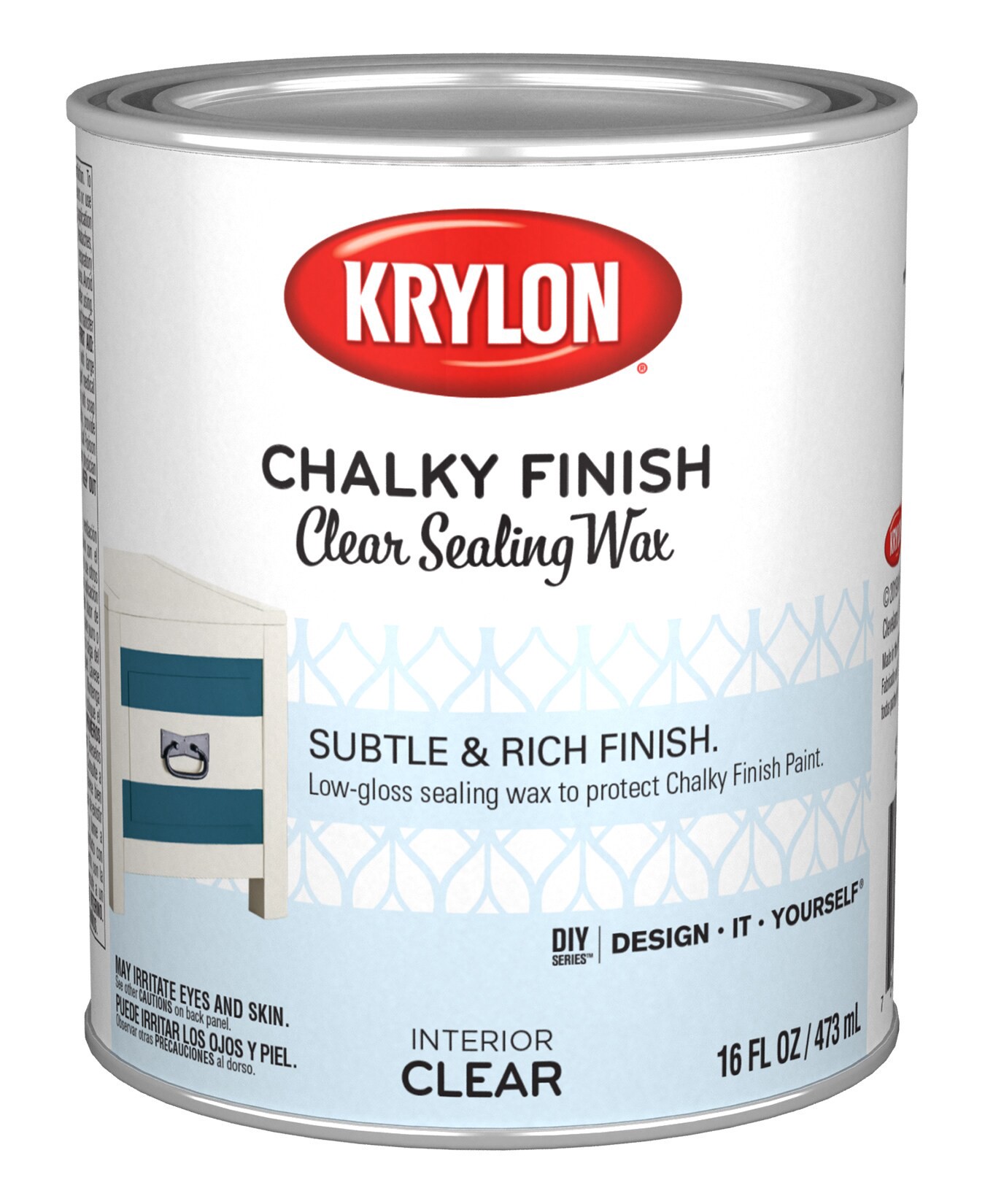 slide 2 of 6, Krylon Chalky Finish Sealing Clear Wax ( 16 -fl oz ), 1 ct