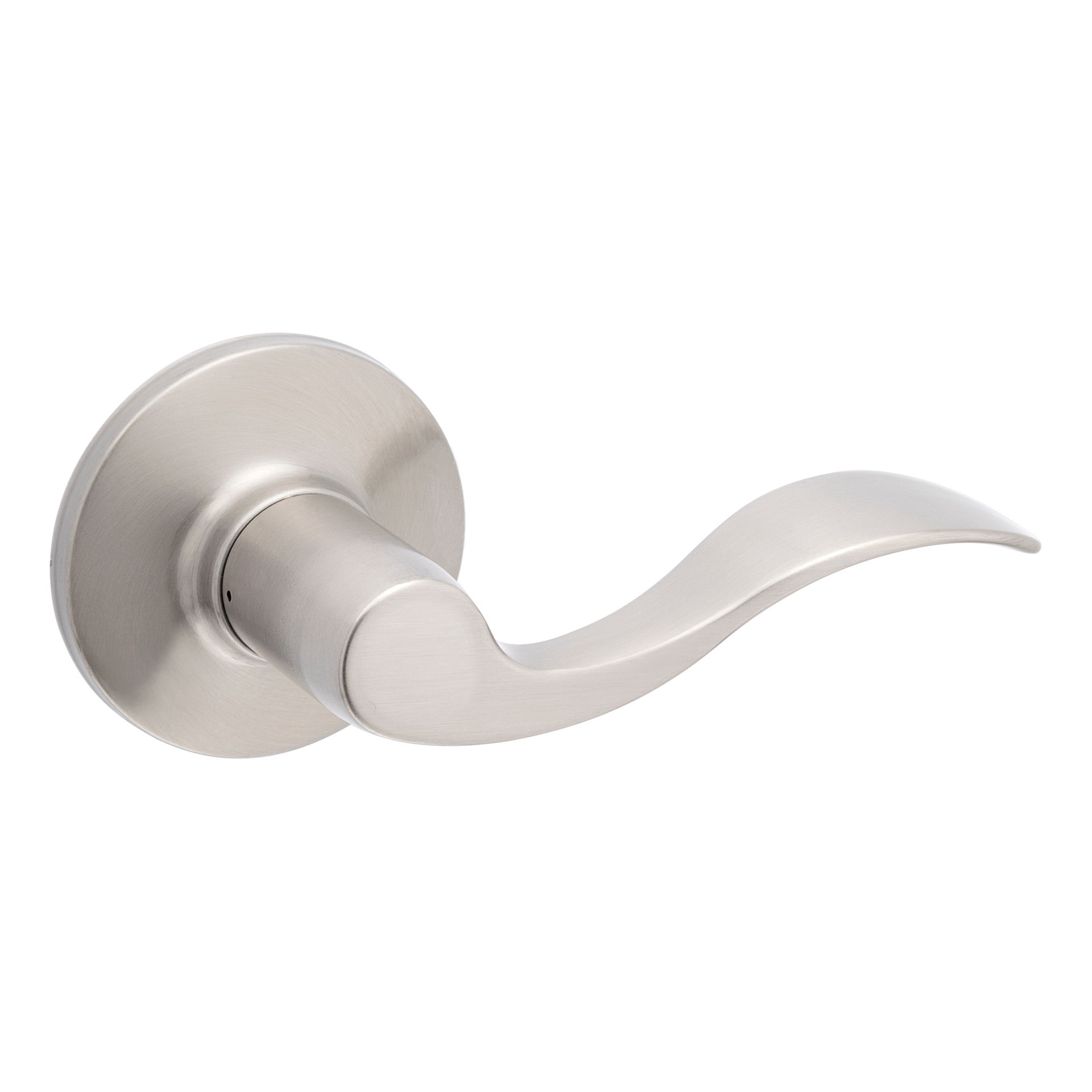 slide 1 of 6, RELIABILT Olivia Satin Nickel Interior or Exterior Dummy Door Handle, 1 ct
