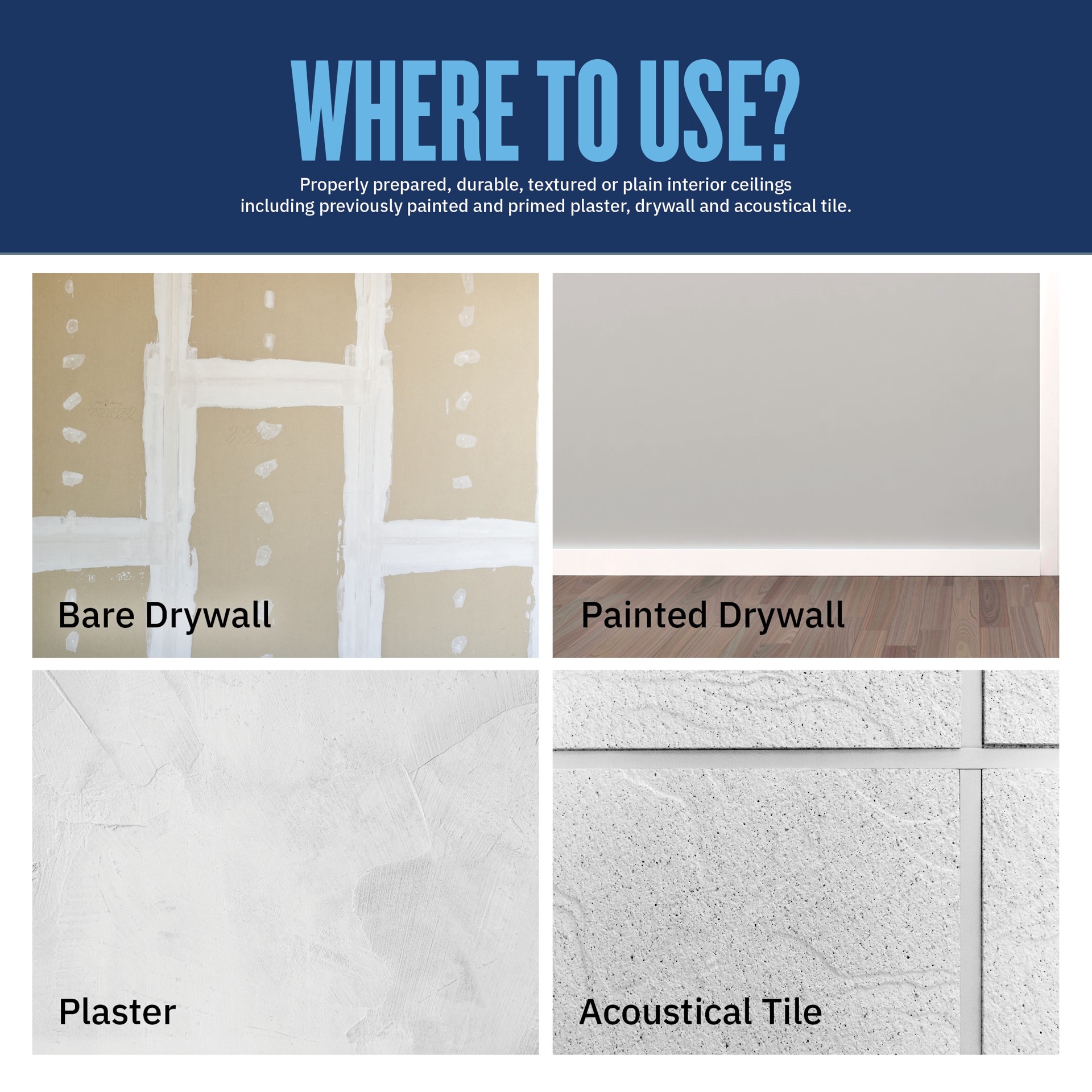 slide 3 of 6, Valspar Ultra Flat Ceiling white Ceiling Paint Paint and Primer ( 5-gallon ), 1 ct