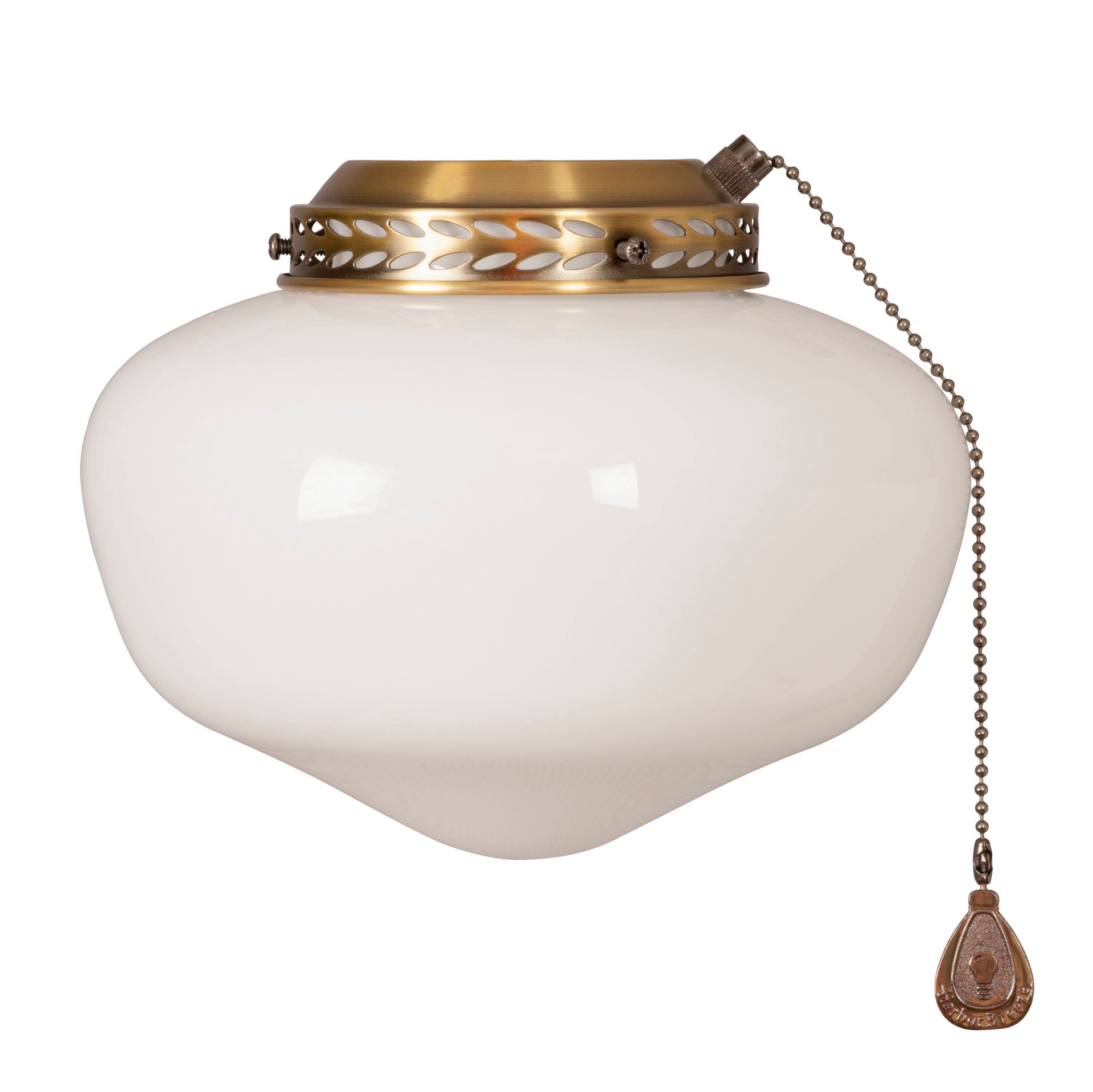 slide 5 of 6, Harbor Breeze 4-in 1 -Light Multiple colors/finishes LED Ceiling Fan Light Kit, 1 ct