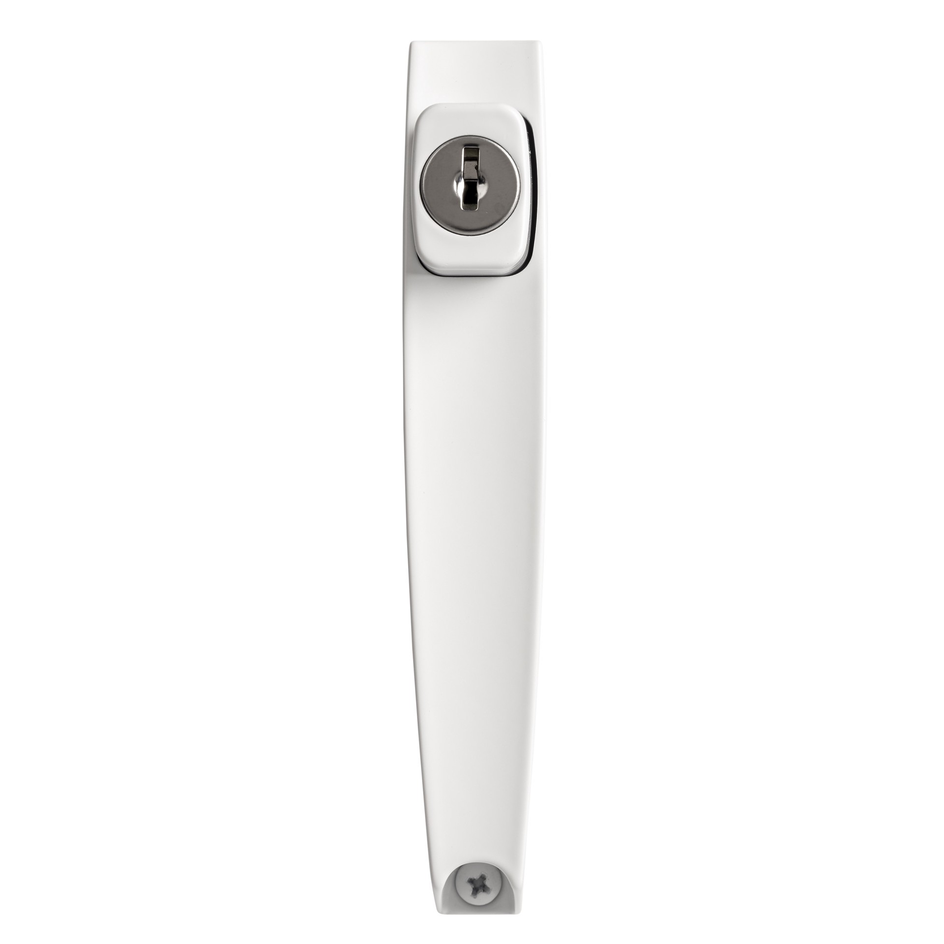 slide 3 of 6, WRIGHT PRODUCTS Gloss White Lockable Screen/Storm door Replacement Handleset, 1 ct