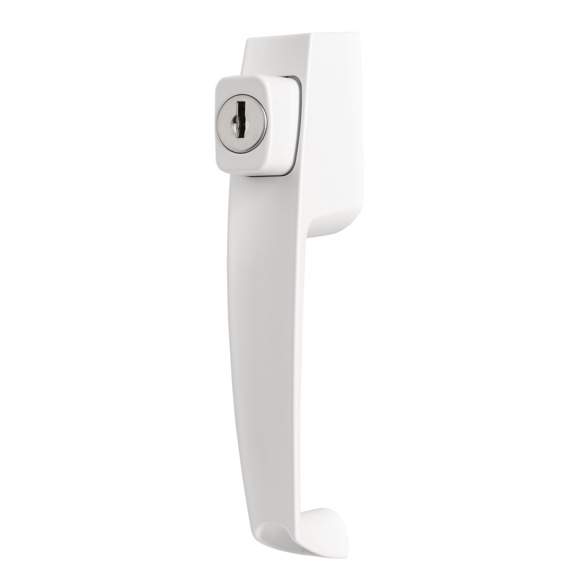 slide 4 of 6, WRIGHT PRODUCTS Gloss White Lockable Screen/Storm door Replacement Handleset, 1 ct