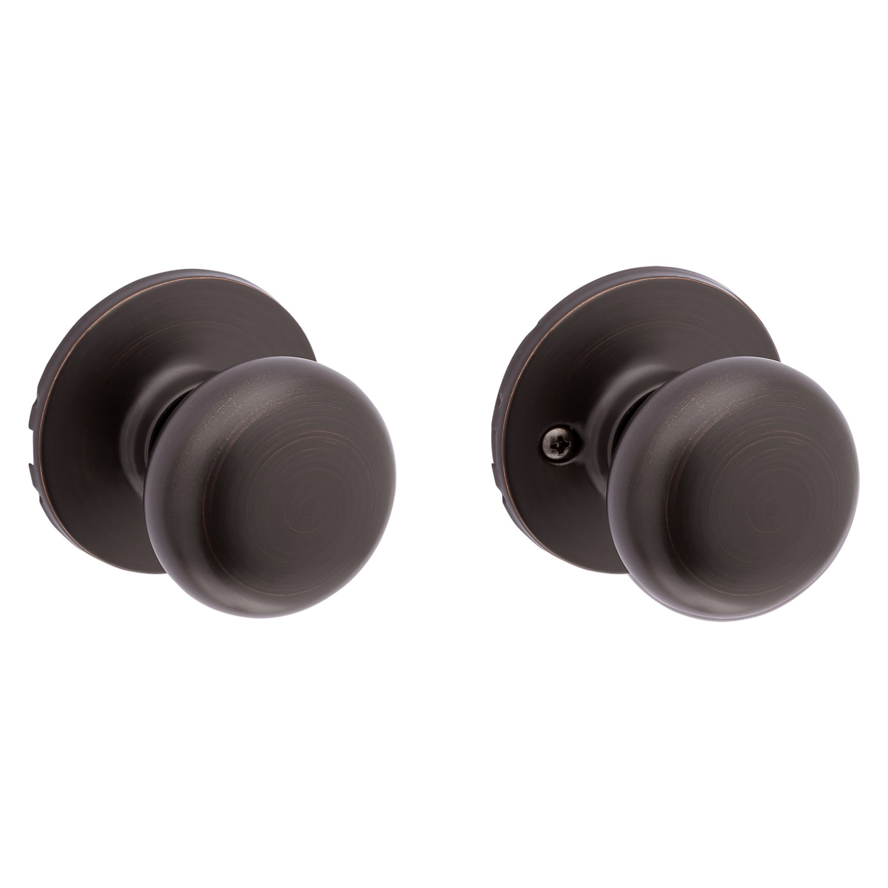 slide 1 of 6, RELIABILT Baron Antique Bronze Interior or Hall/Closet Passage Door Knob, 1 ct