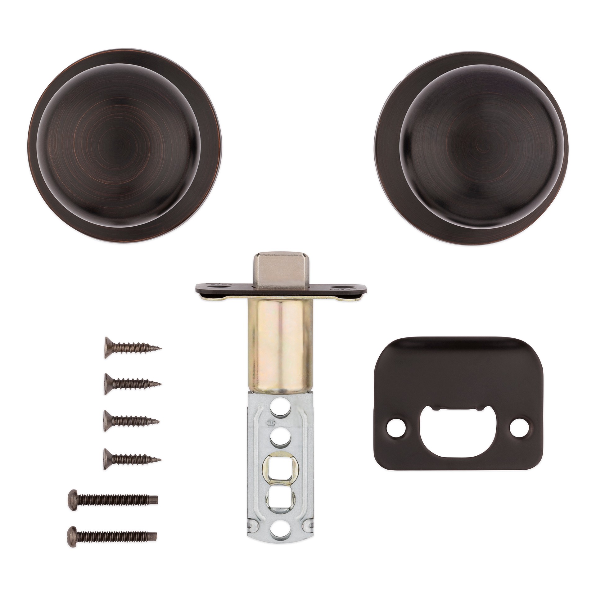 slide 6 of 6, RELIABILT Baron Antique Bronze Interior or Hall/Closet Passage Door Knob, 1 ct