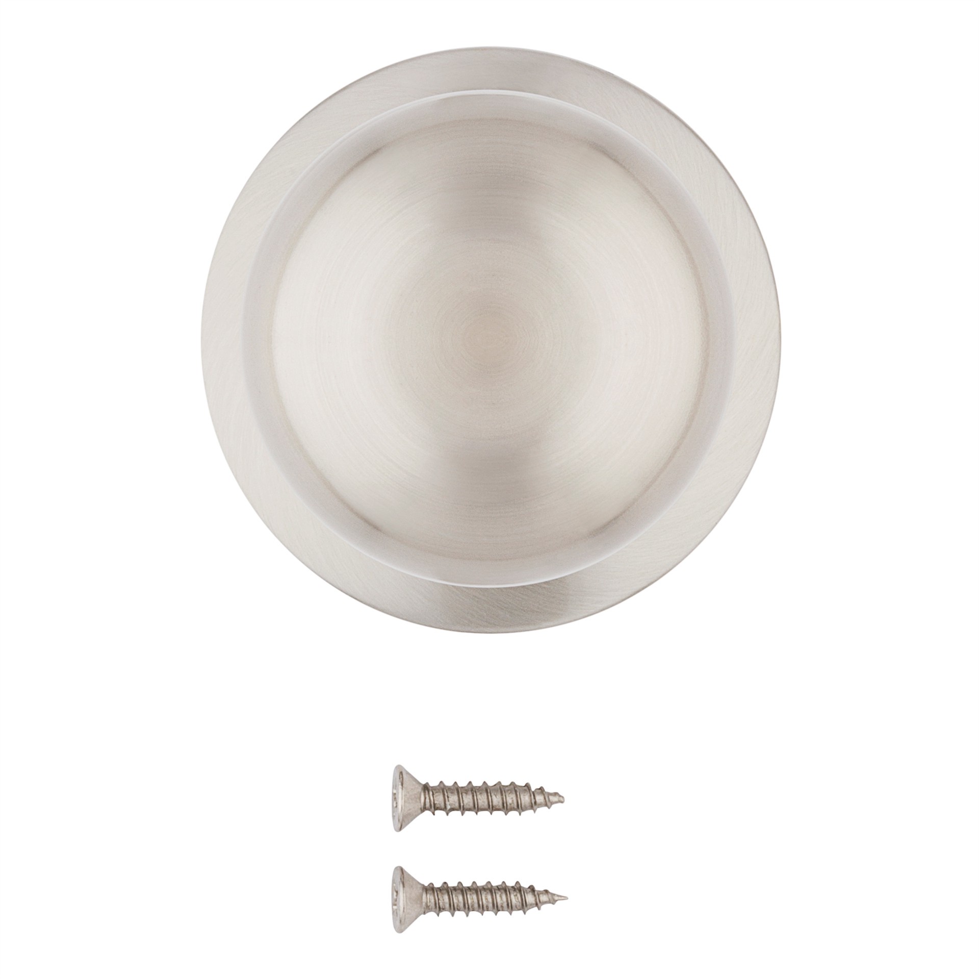 slide 5 of 6, RELIABILT Baron Satin Nickel Interior or Dummy Door Knob, 1 ct