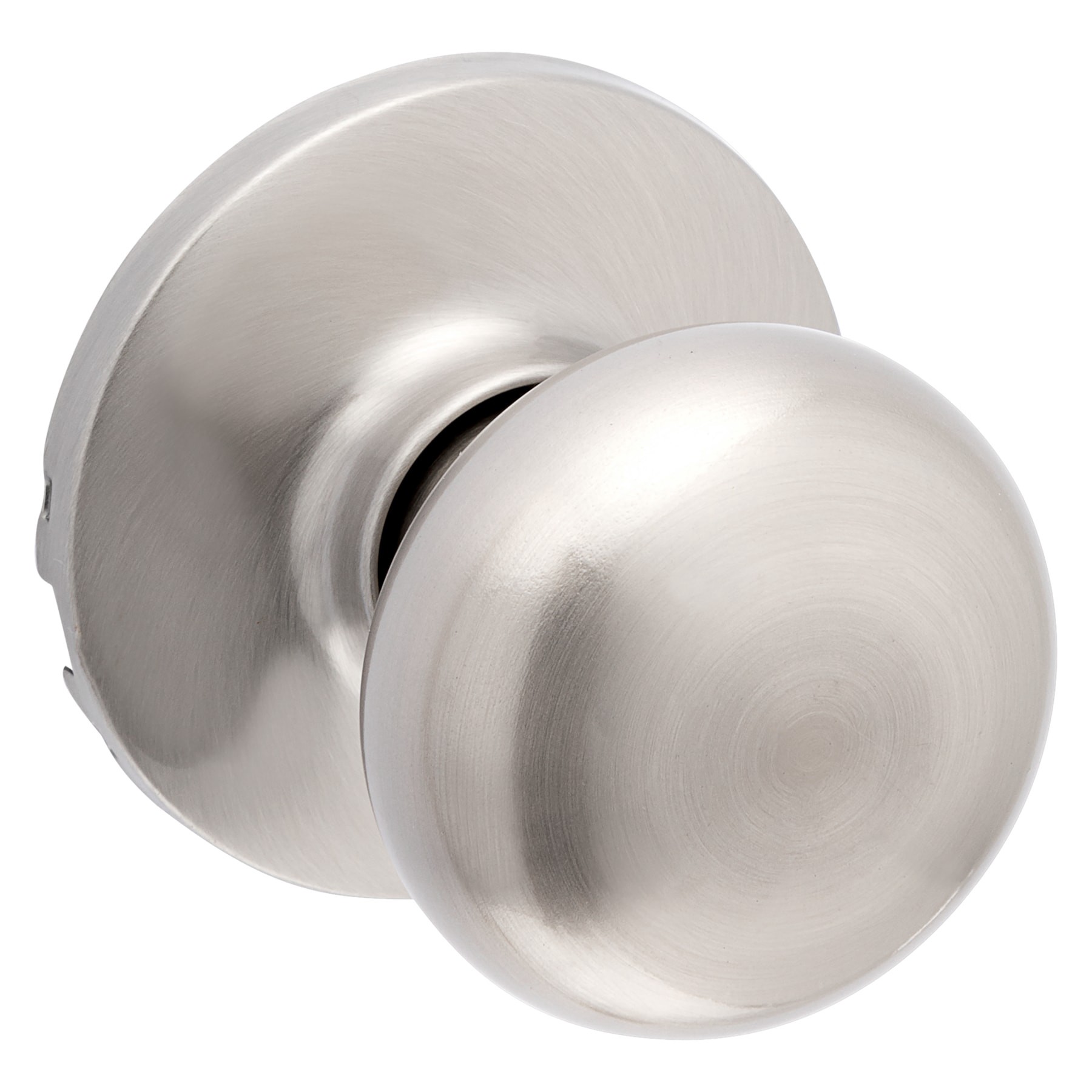 slide 1 of 6, RELIABILT Baron Satin Nickel Interior or Dummy Door Knob, 1 ct