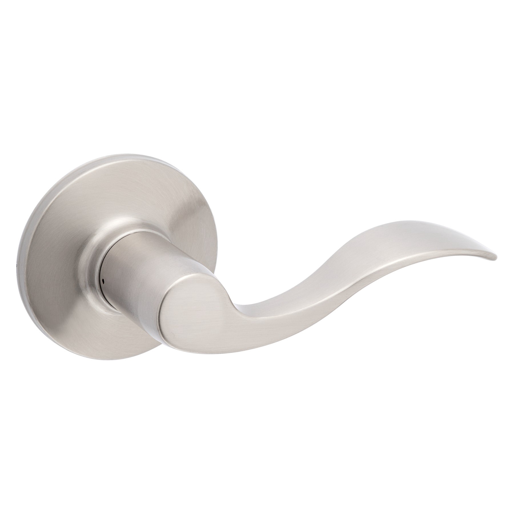 slide 1 of 6, RELIABILT Olivia Satin Nickel Interior or Hall/Closet Passage Door Handle, 1 ct