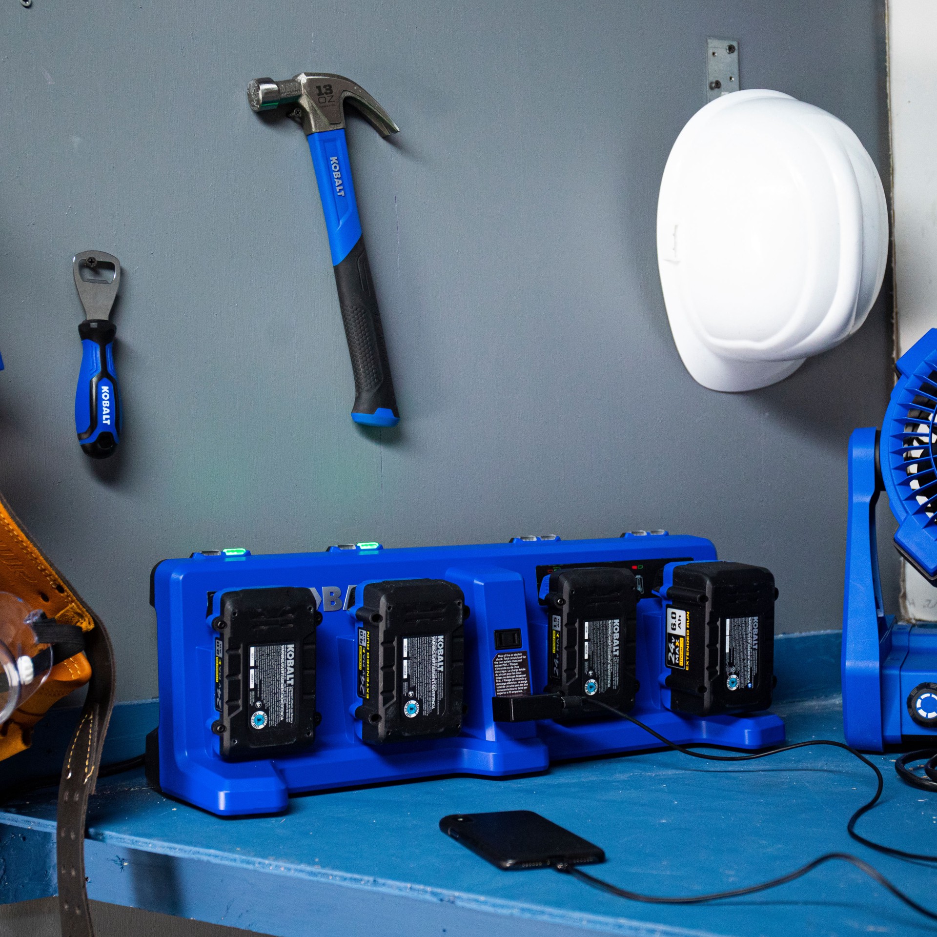 slide 4 of 6, Kobalt 24 -Volt Lithium-ion ( Battery Charger Station ), 1 ct