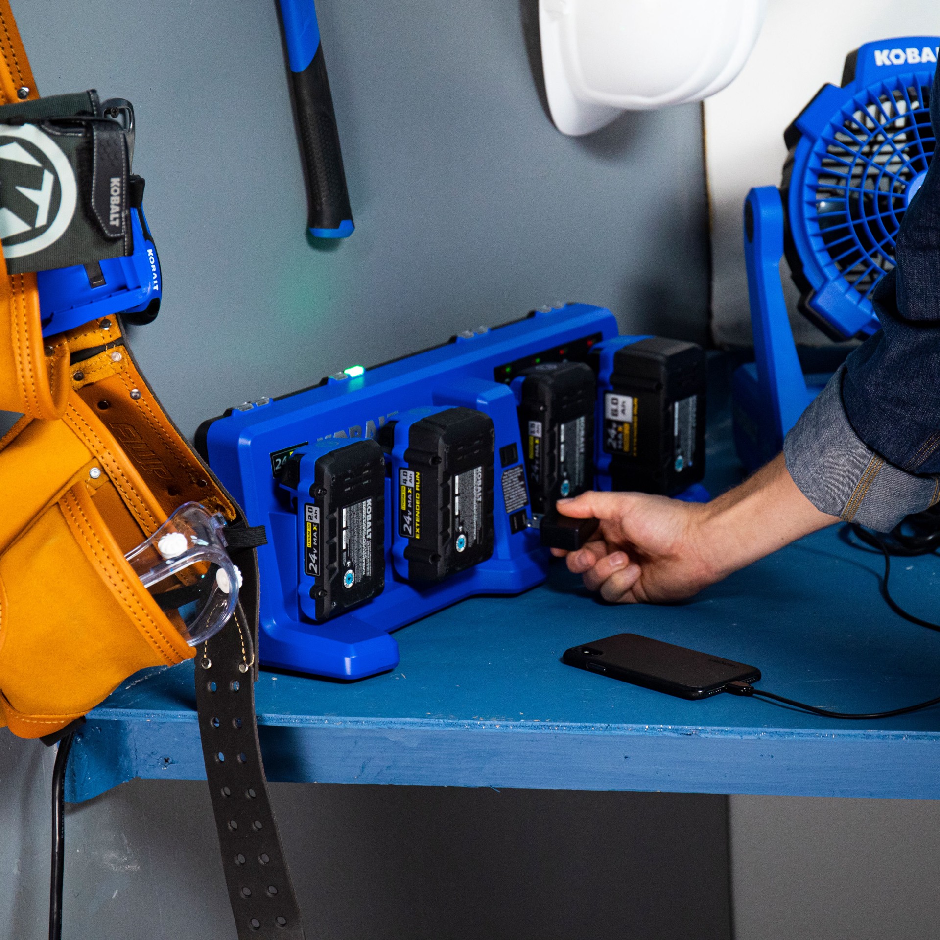 slide 5 of 6, Kobalt 24 -Volt Lithium-ion ( Battery Charger Station ), 1 ct