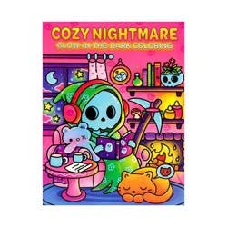 Cozy Nightmare Glow-In-The-Dark Coloring - by Editors of Thunder Bay Press (Paperback)