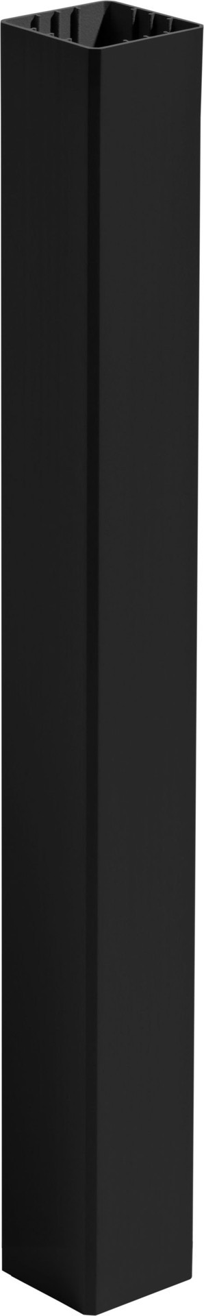 slide 3 of 6, Trex 4-in x 4-in x 4-1/2-ft Charcoal Black Composite Deck Post sleeve, 1 ct