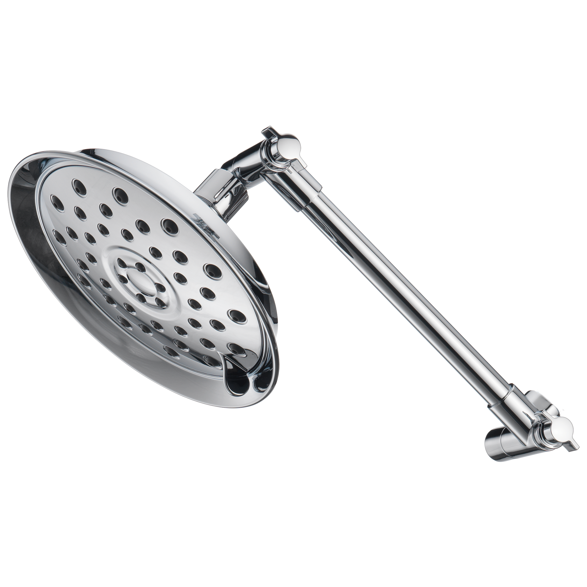 slide 1 of 6, Delta 3.0 -Spray Chrome 7.375-in Round Shower Head 2.5 GPM, 1 ct