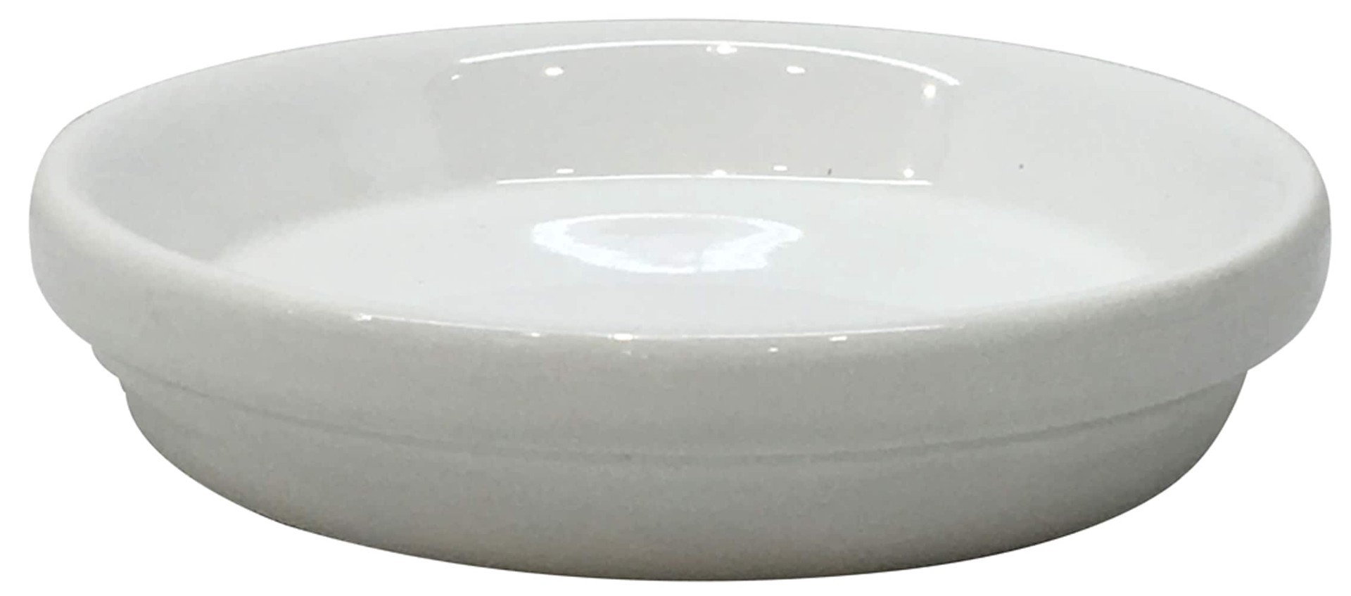 slide 1 of 5, allen + roth Round 1.0-in W x 4.5-in L White Ceramic Indoor Planter, 1 ct