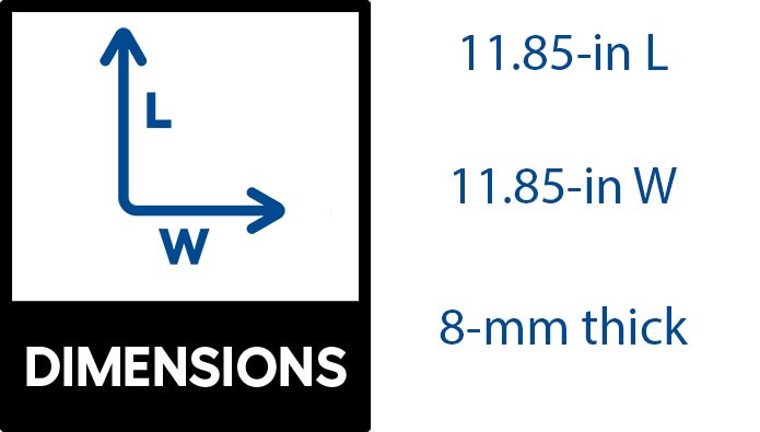 slide 3 of 6, allen + roth Sovereign Stone Pearl 12-in x 12-in Glazed Porcelain Mosaic Floor and Wall Tile ( 0.97-sq ft Piece ), 1 ct