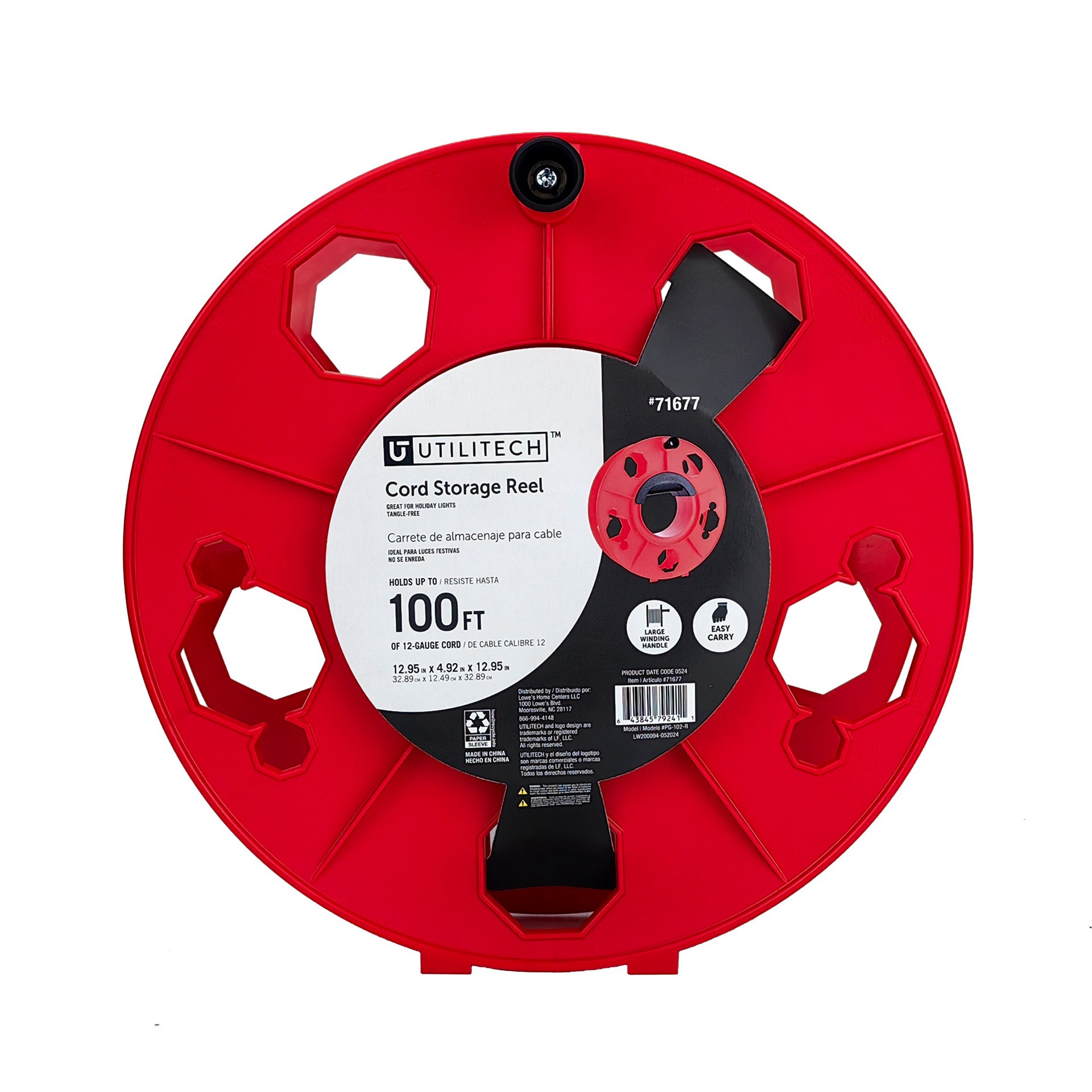 slide 3 of 3, Utilitech Utilitech Cord Storage Reel, 1 ct