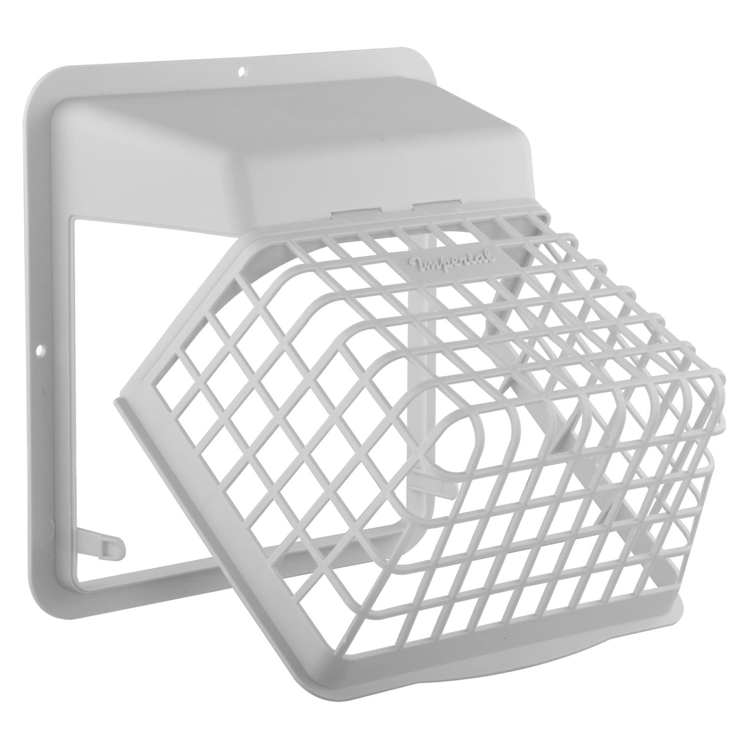 slide 3 of 6, IMPERIAL 4.0-in Plastic Pest guard Dryer Vent Cap, 1 ct