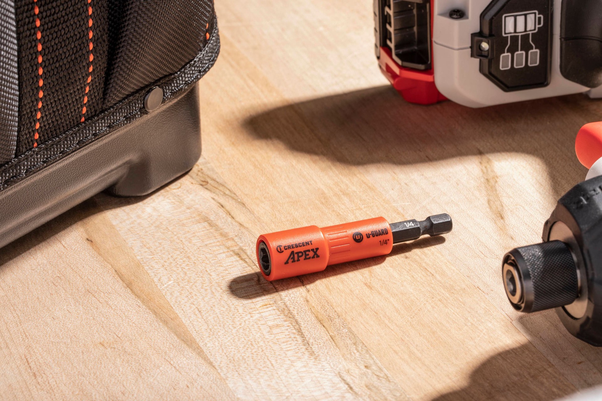 slide 5 of 6, Crescent 1/4-in x 2-9/16-in Nutsetter Impact Driver Bit, 1 ct