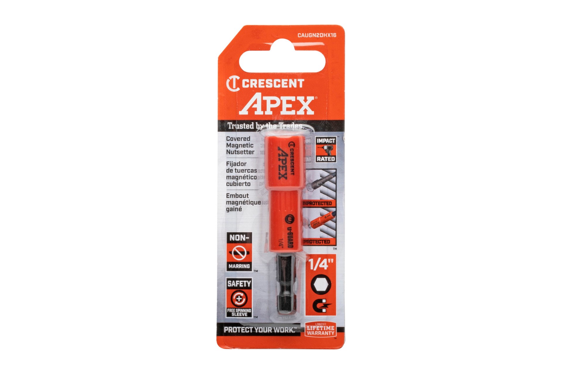 slide 6 of 6, Crescent 1/4-in x 2-9/16-in Nutsetter Impact Driver Bit, 1 ct