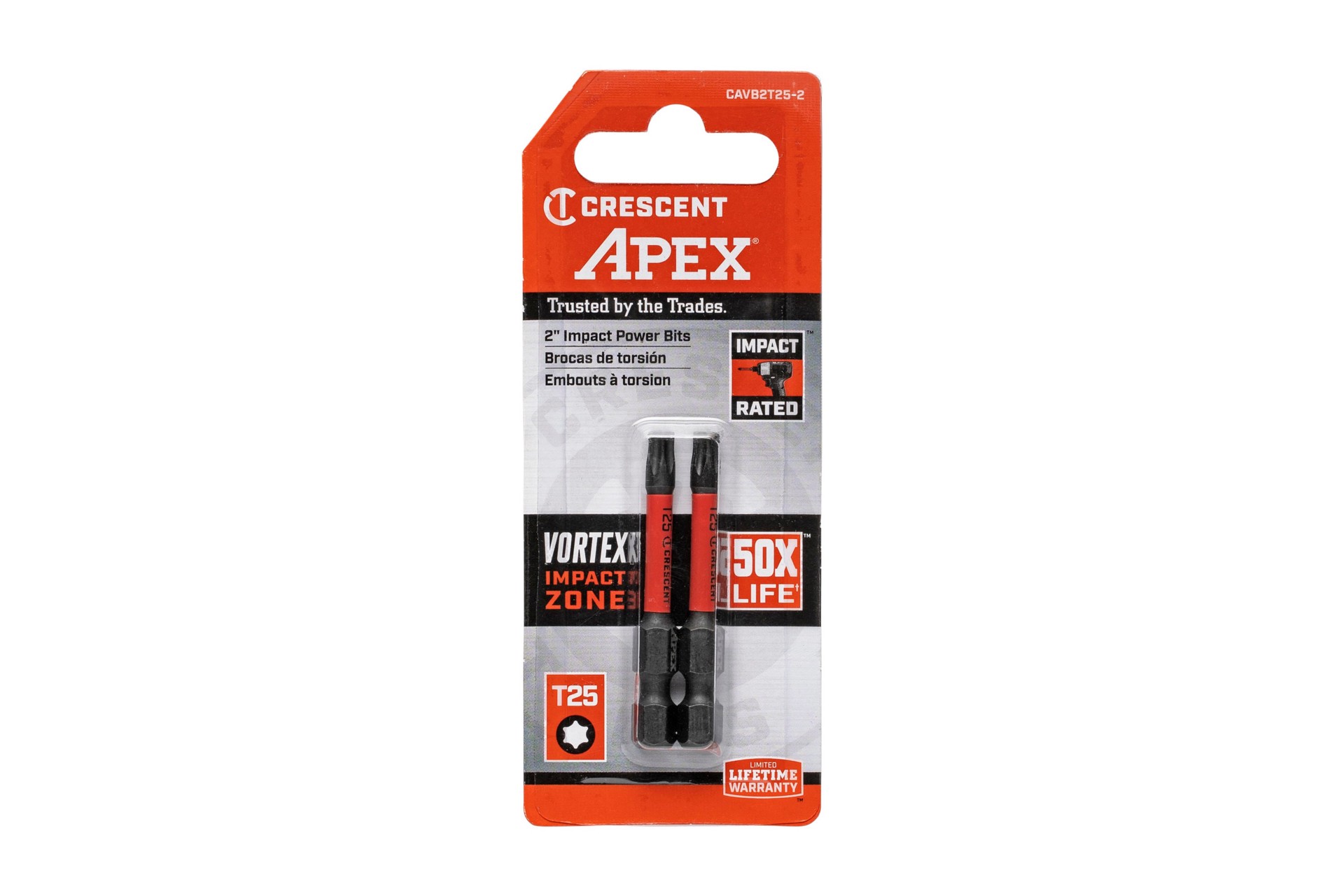 slide 6 of 6, Crescent 1/4-in x 2-in Torx Impact Driver Bit Set 2 -Piece, 1 ct