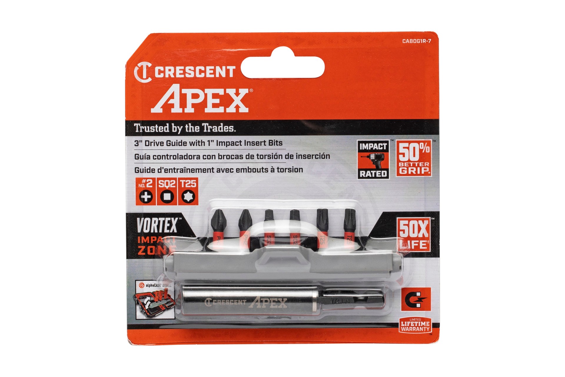 slide 5 of 6, Crescent Impact Driver Bit Set 7 -Piece, 1 ct