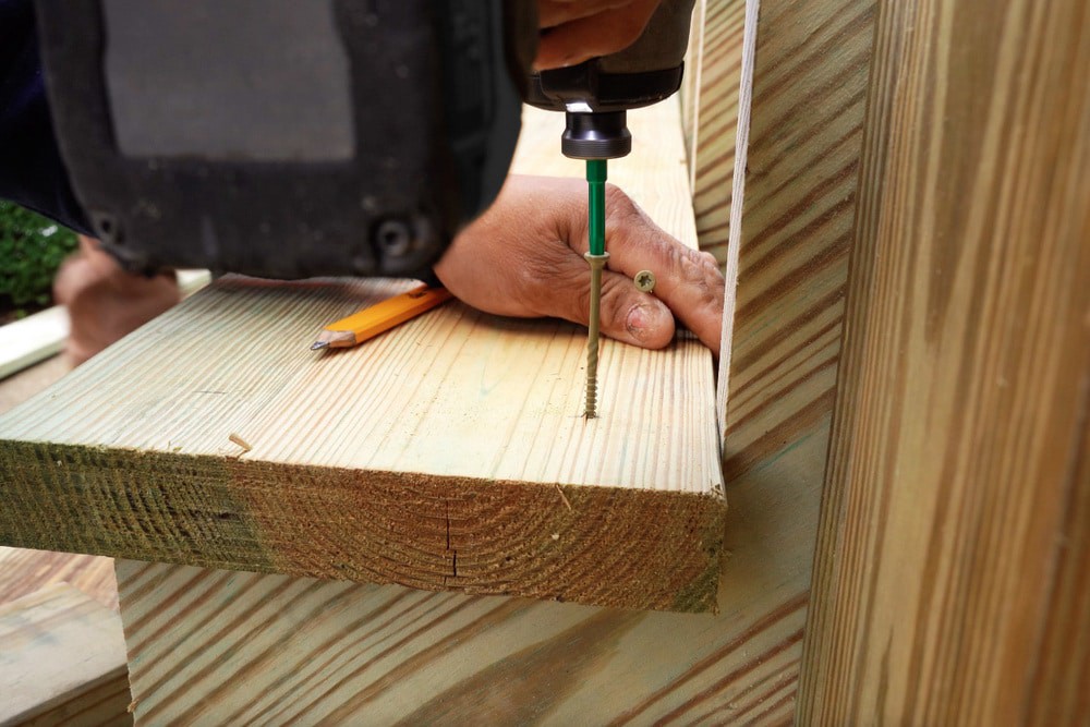 slide 3 of 6, GRK #9 x 2-1/2-in Wood to wood Deck Screws ( 400 -Per Box ), 1 ct