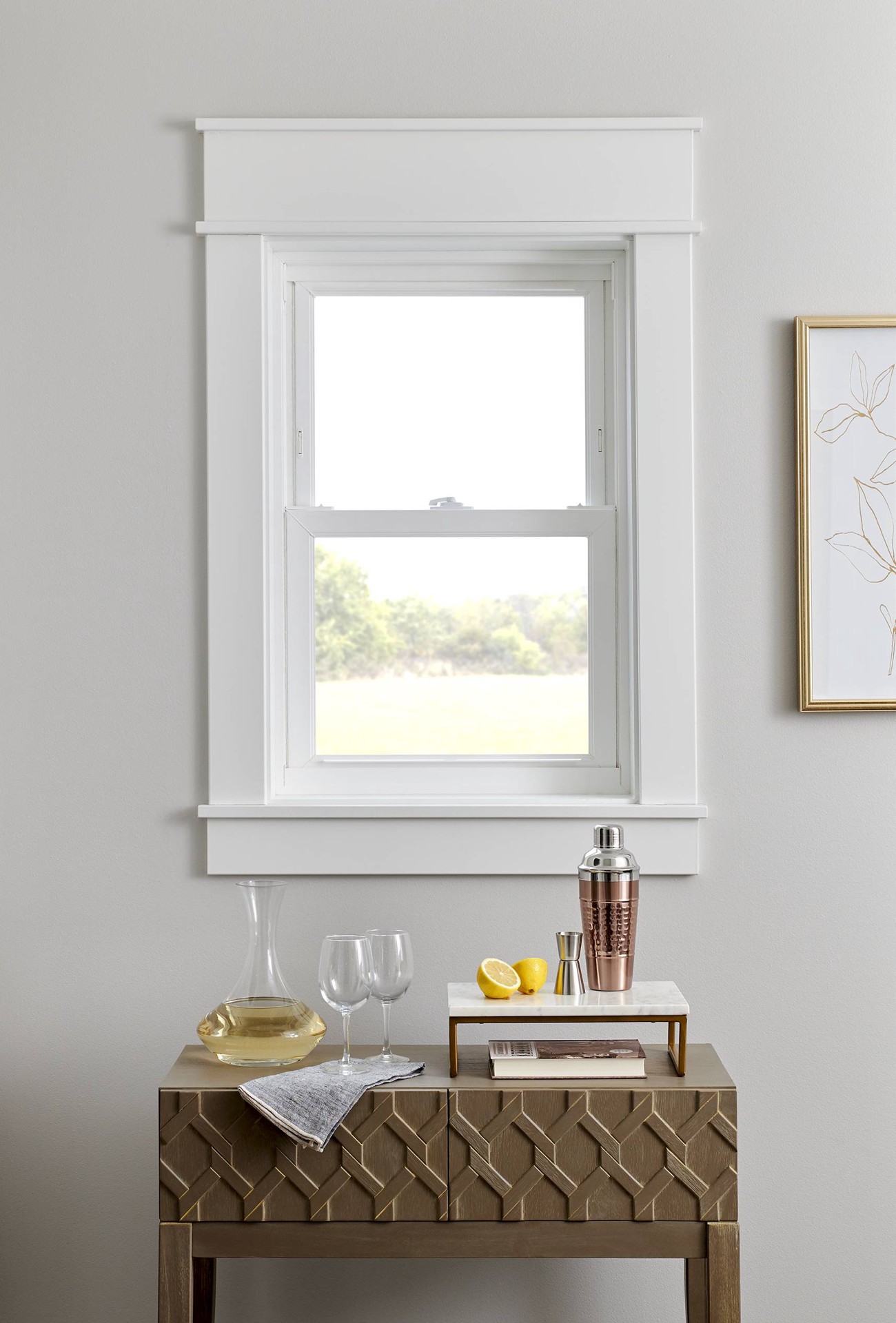 slide 3 of 6, Pella 150 Series Replacement White Vinyl Low-e Argon Double Hung Window Full Screen Included, 1 ct