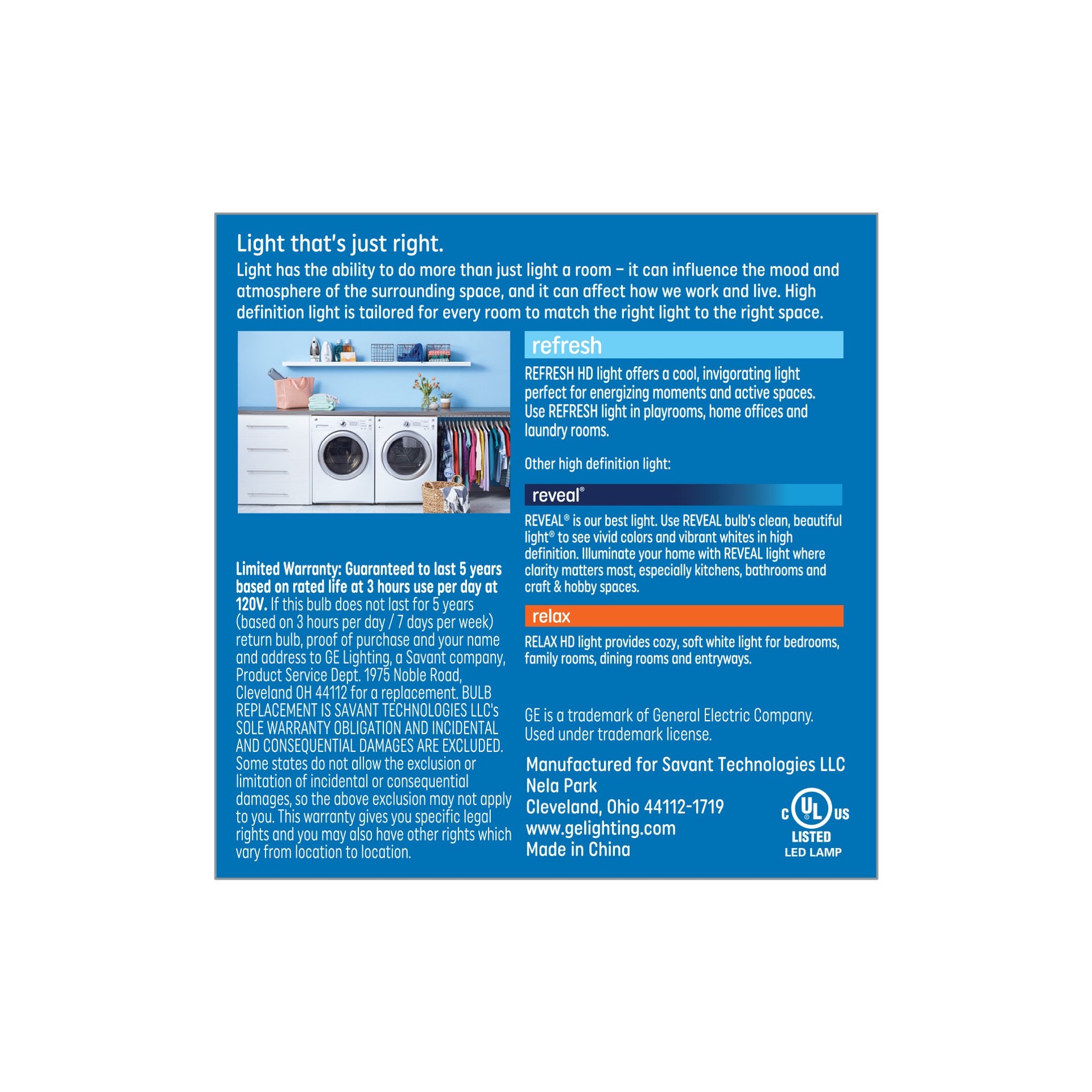 slide 4 of 6, GE Refresh 40 -Watt EQ A15 Daylight Medium screw base E26 Dimmable LED General purpose Light Bulb 2 -Pack, 1 ct