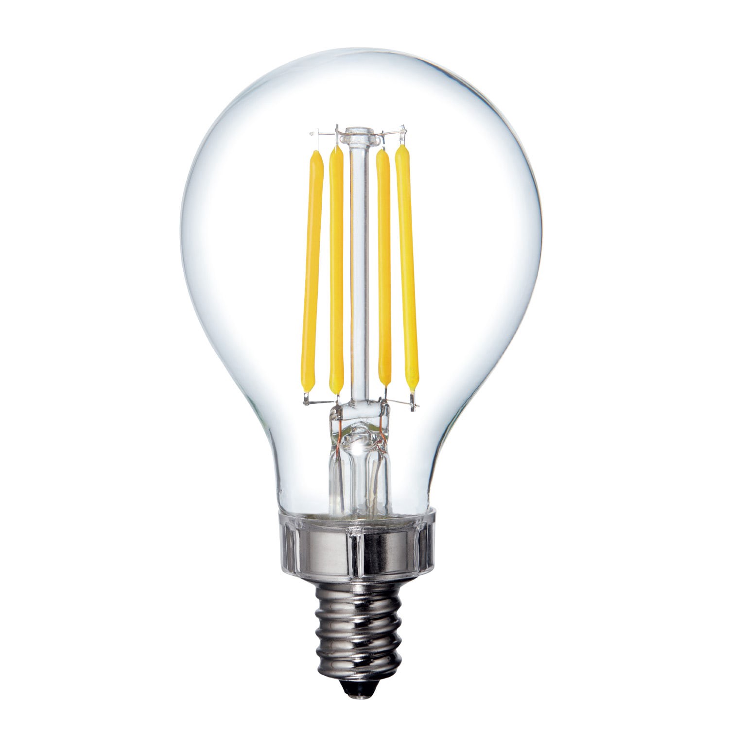 slide 3 of 6, GE Refresh 60 -Watt EQ A15 Daylight Candelabra base (E-12) Dimmable LED General purpose Light Bulb 2 -Pack, 1 ct