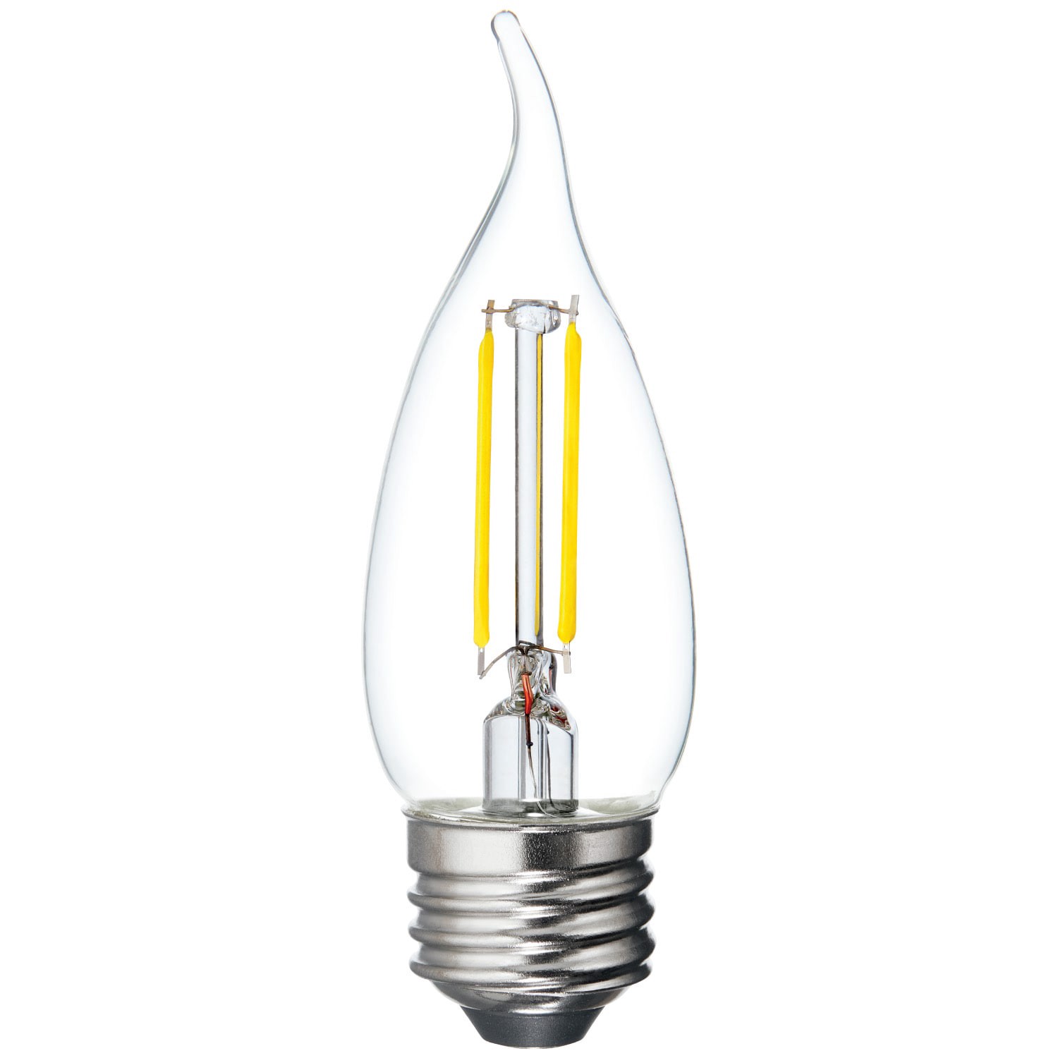 slide 3 of 6, GE Refresh 40 -Watt EQ CA11 Daylight Medium base (E-26) Dimmable LED General purpose Light Bulb 3 -Pack, 1 ct