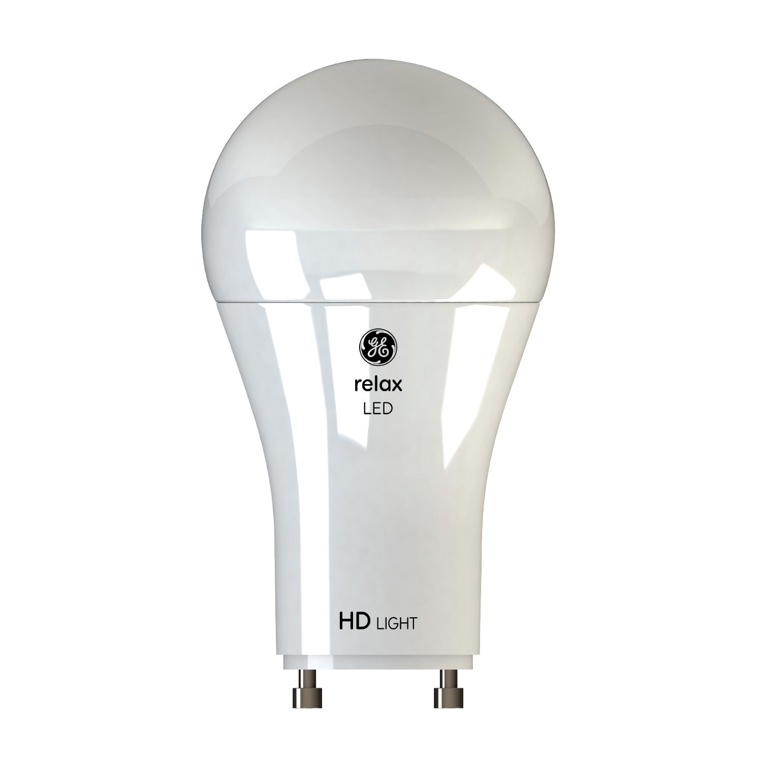 slide 3 of 6, GE Relax HD 100 -Watt EQ A19 Soft white GU24 pin base Dimmable LED General purpose Light Bulb 2 -Pack, 1 ct