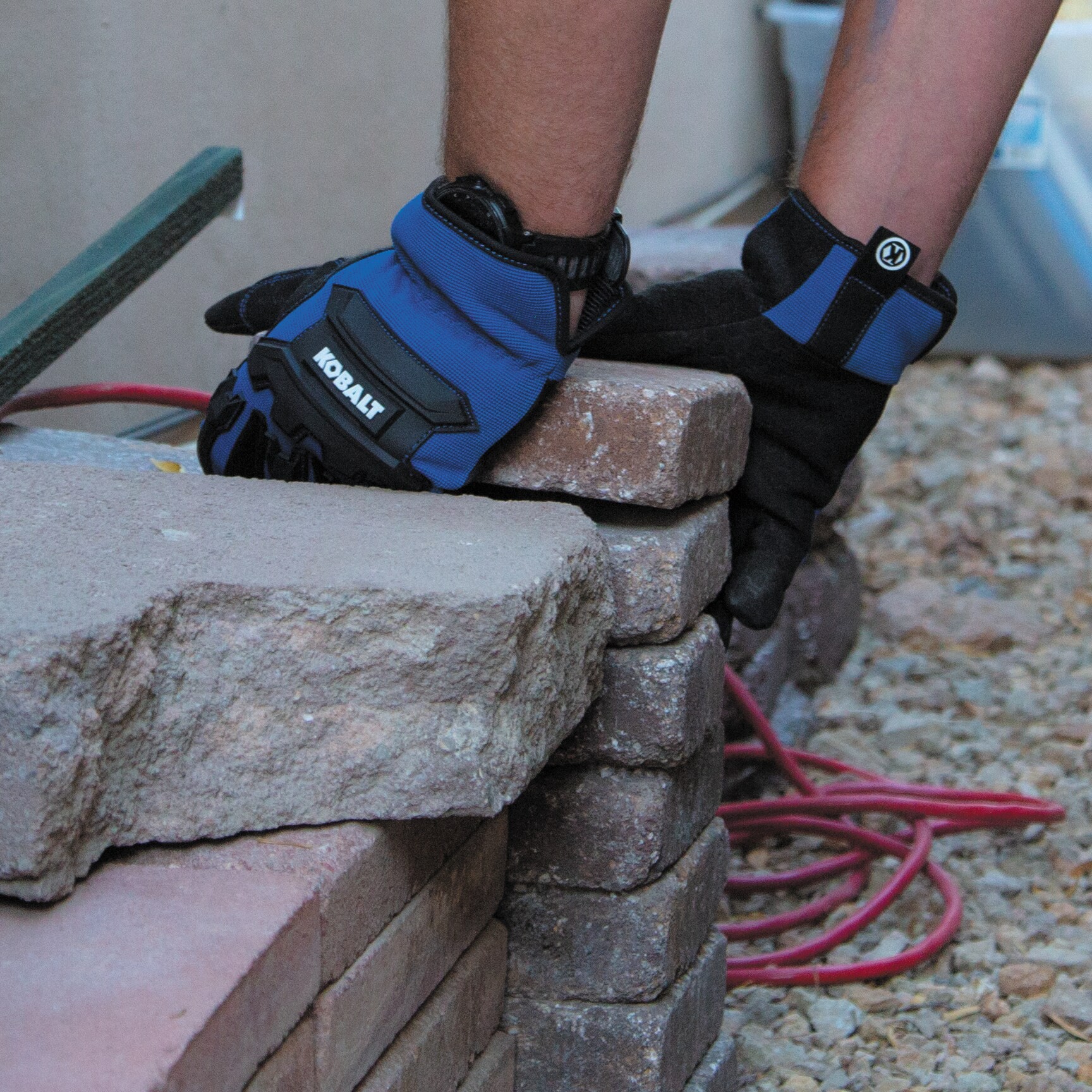 slide 2 of 6, Kobalt X-large Blue Polyester Demolition Gloves 1 -Pairs, 1 ct