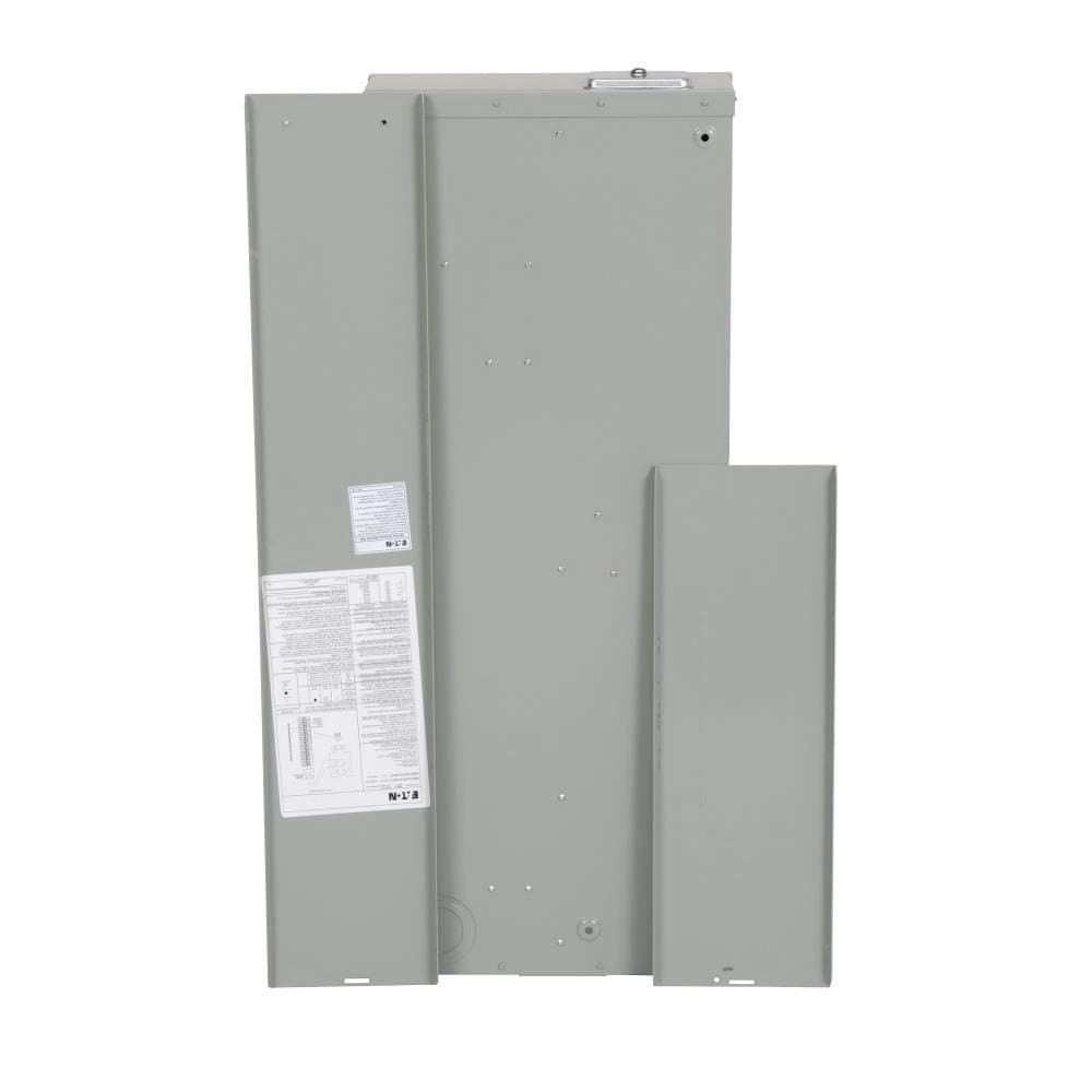 slide 4 of 6, Eaton Type BR 200 -Amp 20 -Spaces 40 -Circuit Outdoor Main Breaker Meter Combo Load Center, 1 ct