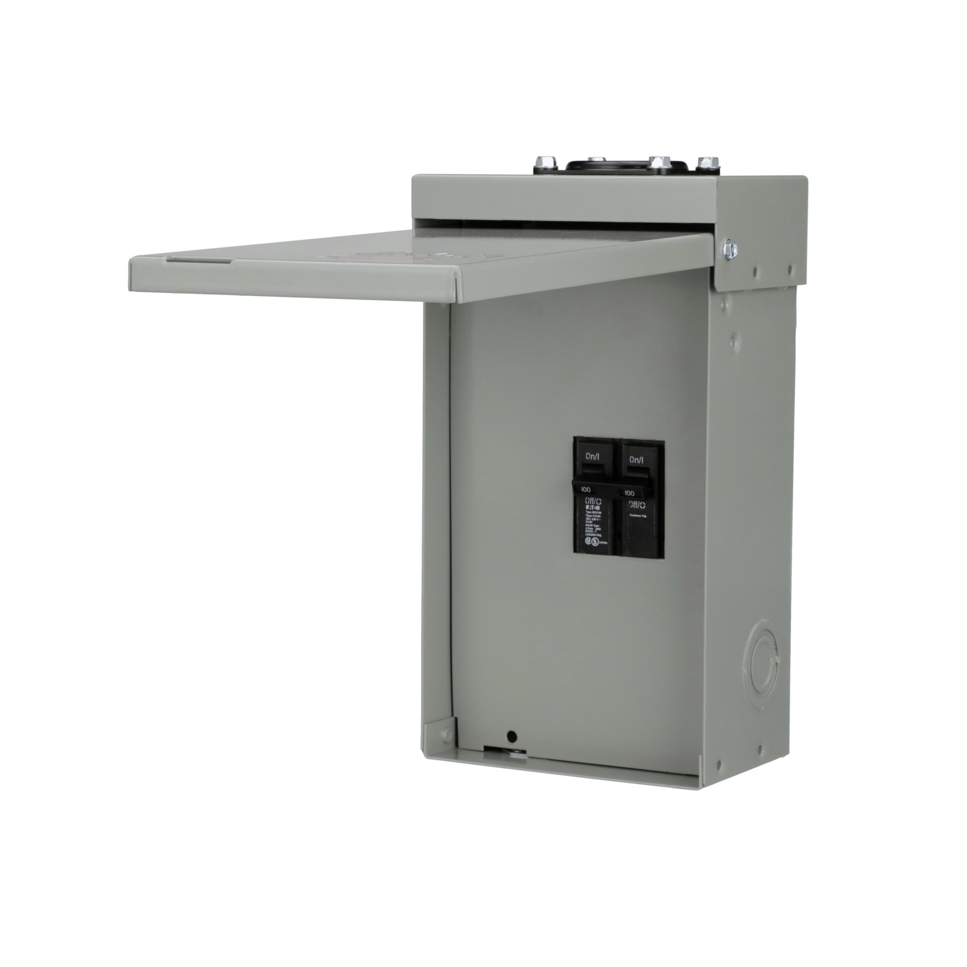 slide 3 of 6, Eaton 100 Amp Single phase (120V/240V) Non-fusible Outdoor General-duty Disconnect Disconnect, 1 ct