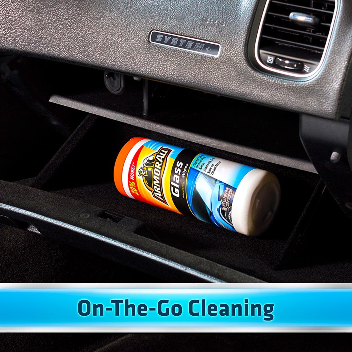 slide 5 of 6, Armor All Glass Wipes 30 -Count Wipes Car Interior Cleaner, 1 ct