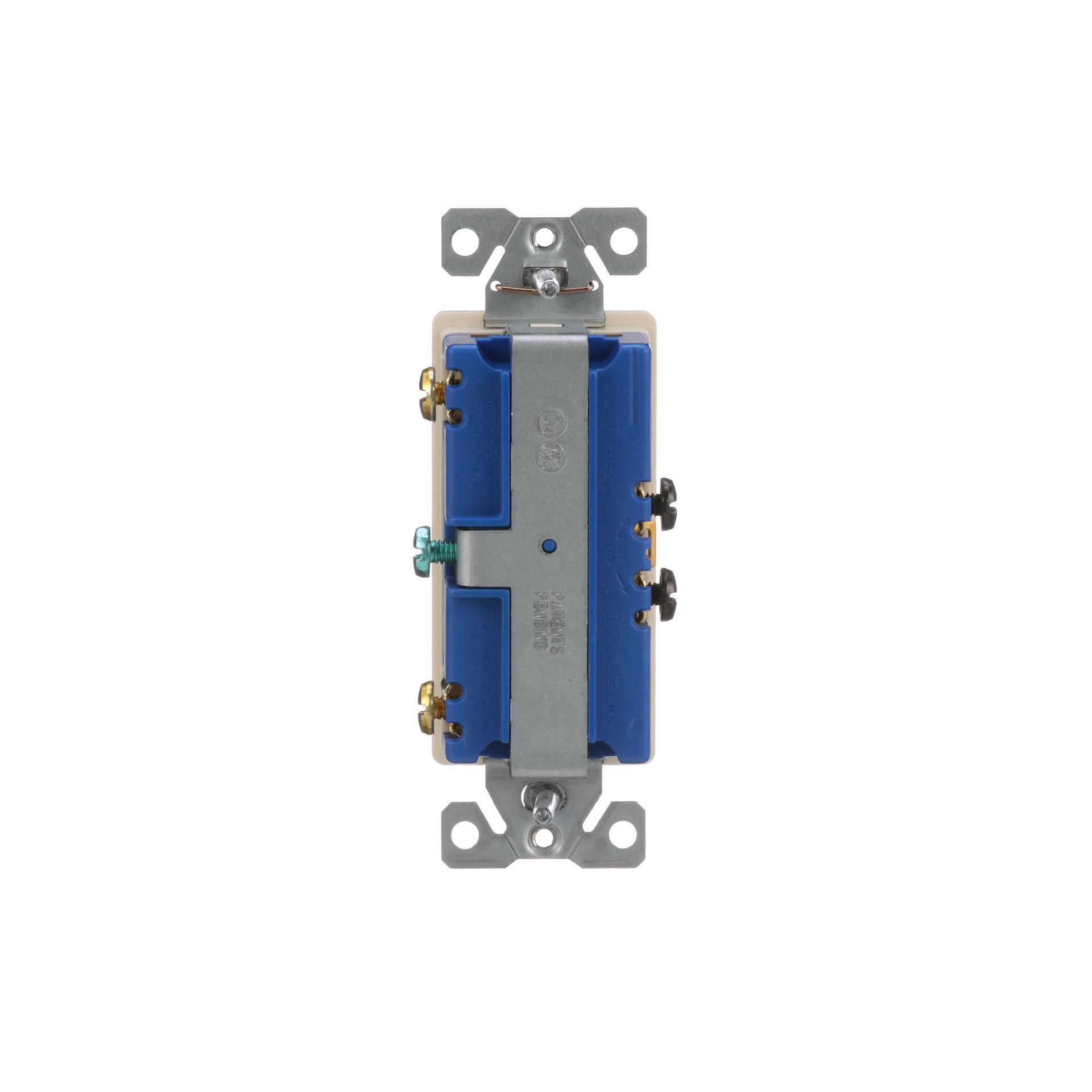 slide 4 of 6, Eaton 15-amp Single-pole Combination Light Switch , Light almond, 1 ct