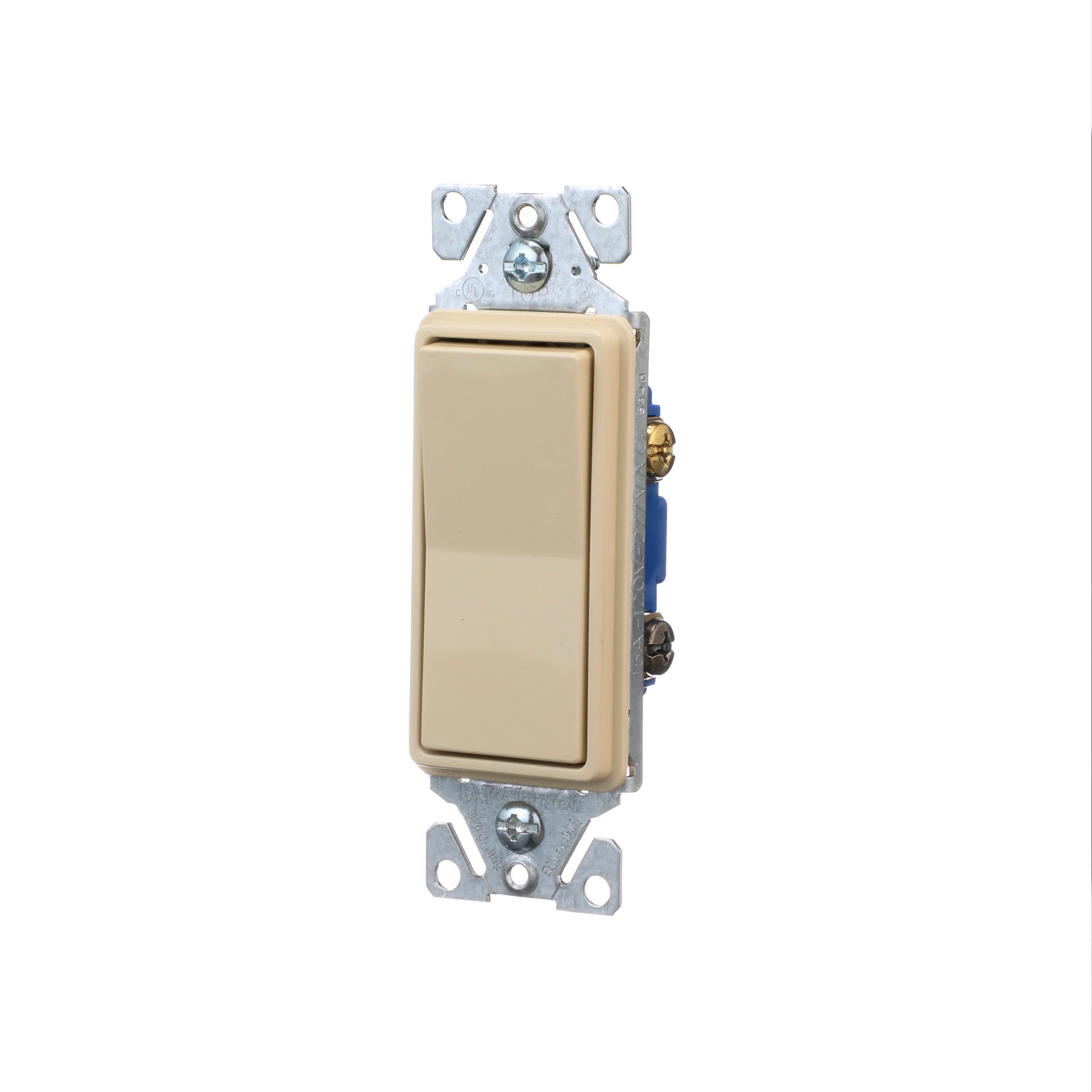slide 2 of 6, Eaton 15-amp 3-way Rocker Light Switch , Ivory, 1 ct