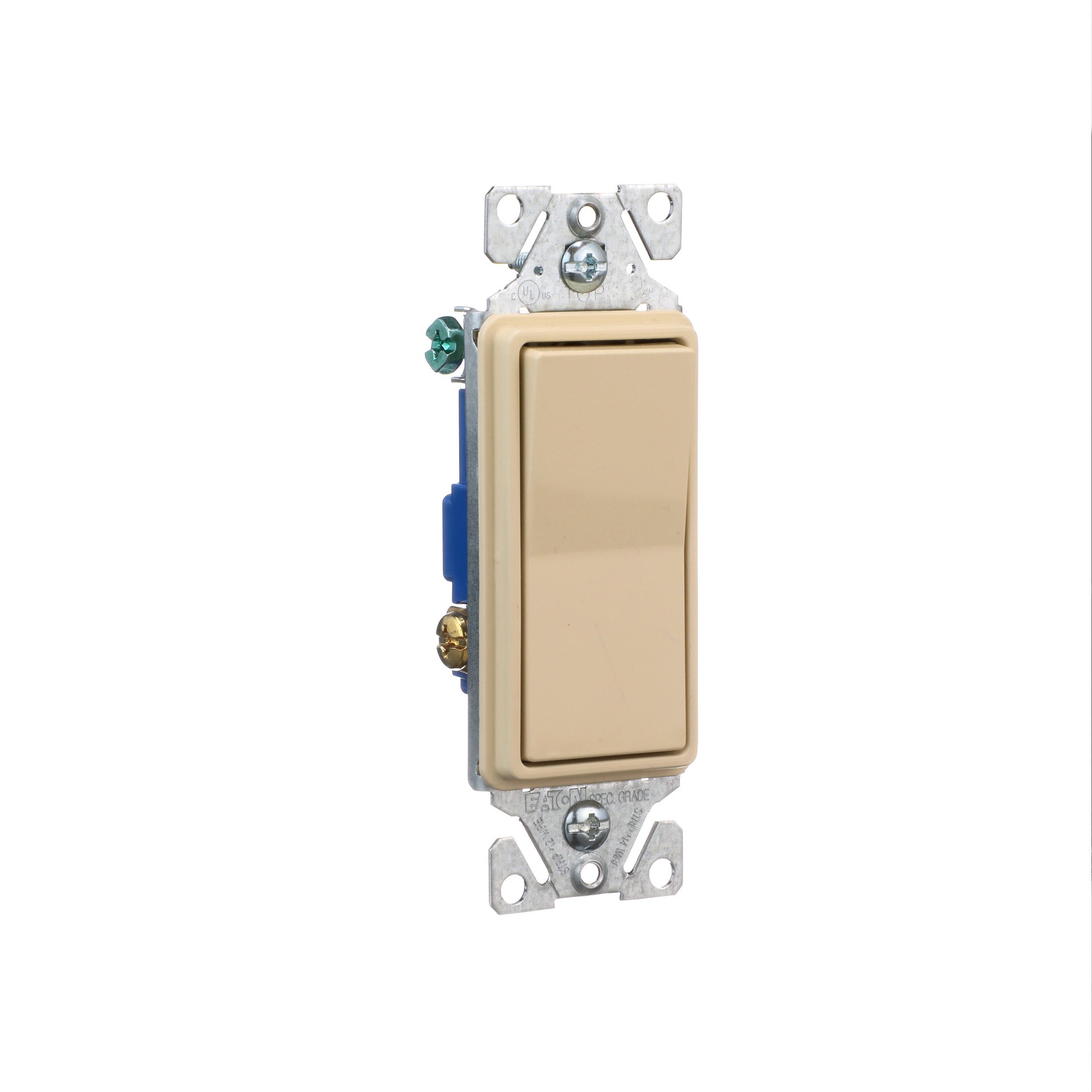 slide 6 of 6, Eaton 15-amp 3-way Rocker Light Switch , Ivory, 1 ct