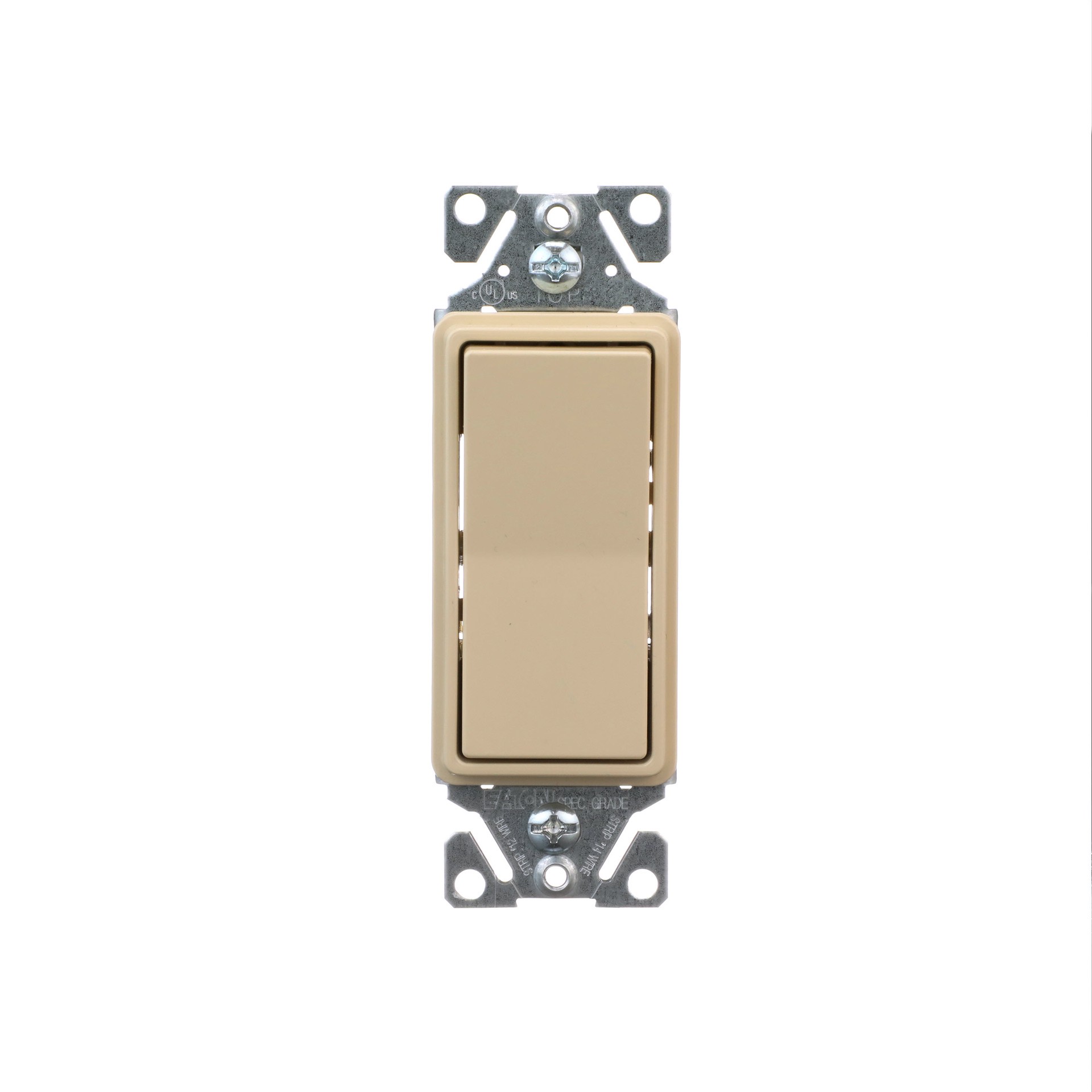 slide 1 of 6, Eaton 15-amp 3-way Rocker Light Switch , Ivory, 1 ct