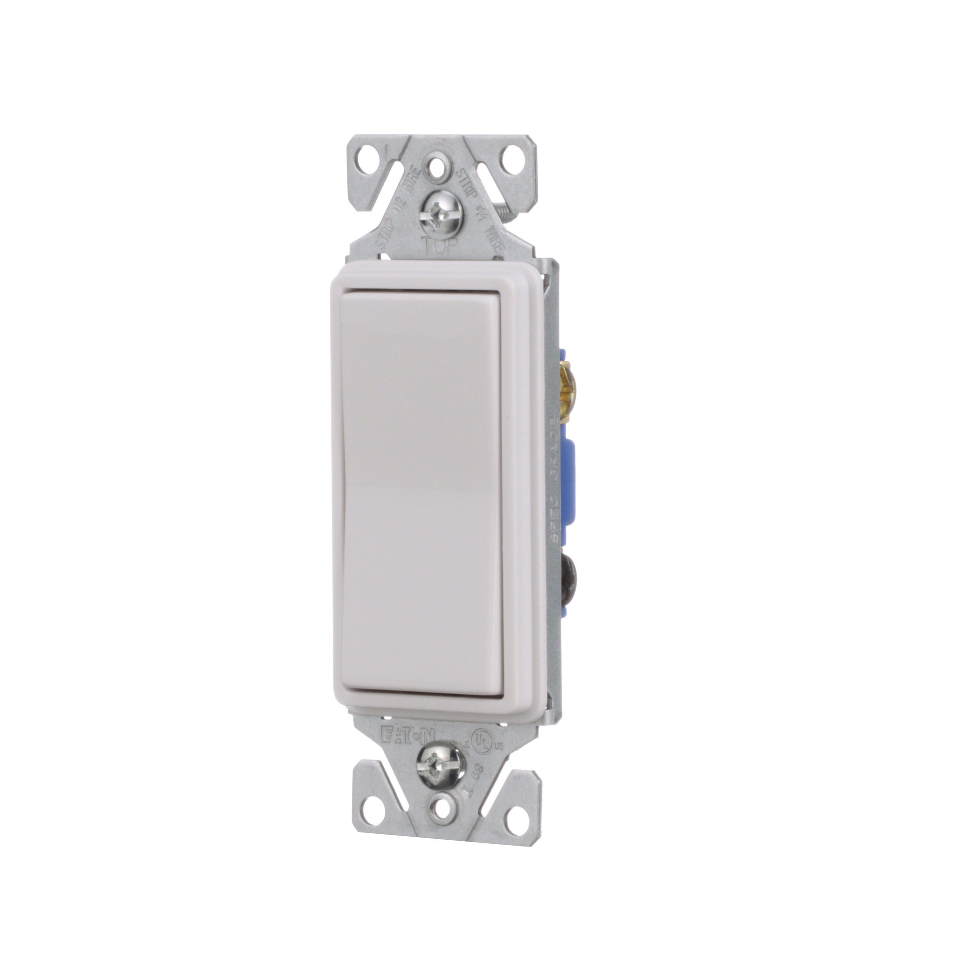 slide 2 of 6, Eaton 15-amp 3-way Illuminated Rocker Light Switch , White, 1 ct