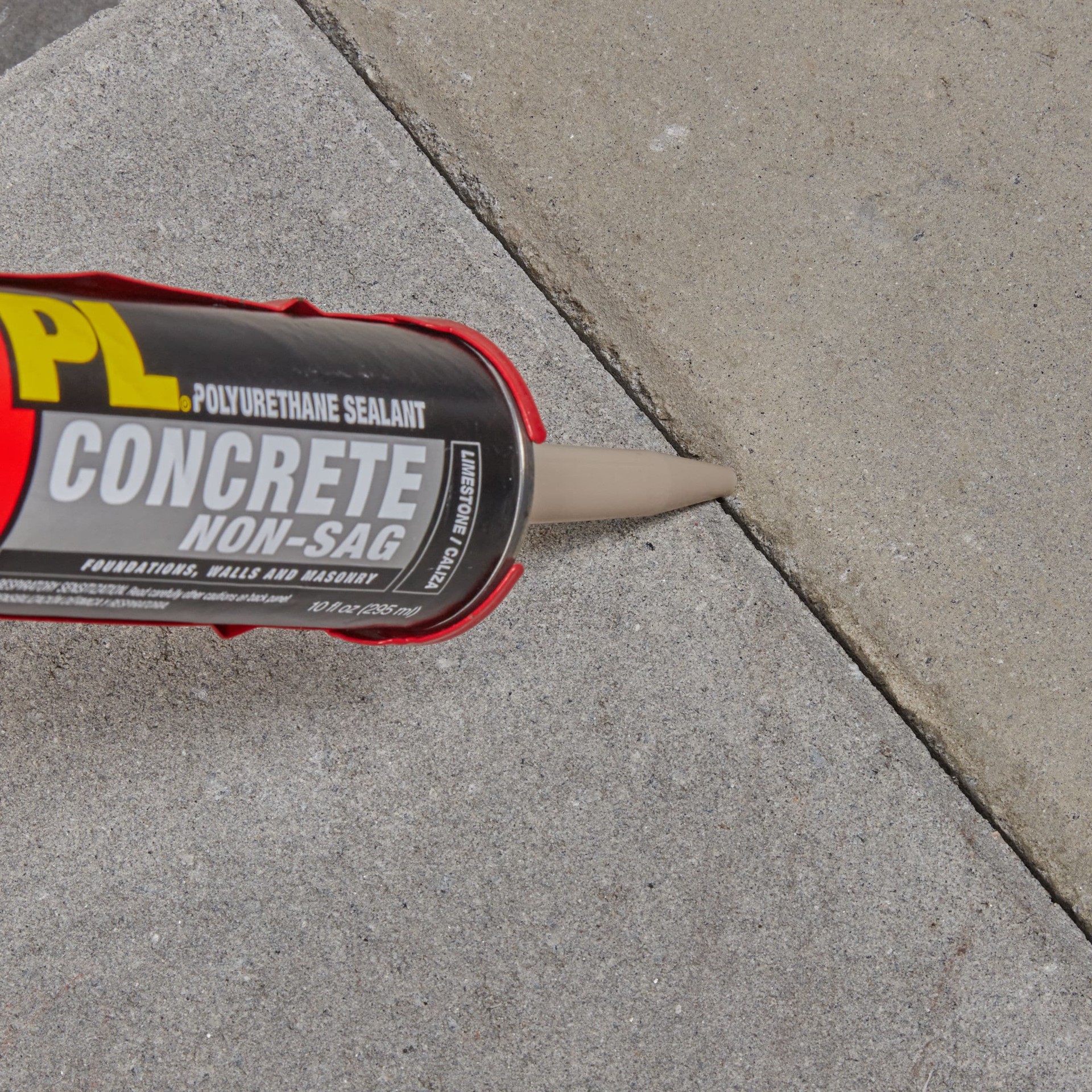 slide 2 of 6, LOCTITE PL Poly Concrete and Masonry Sealant 10-oz Exterior and Specialty Limestone Paintable Polyurethane Caulk, 1 ct
