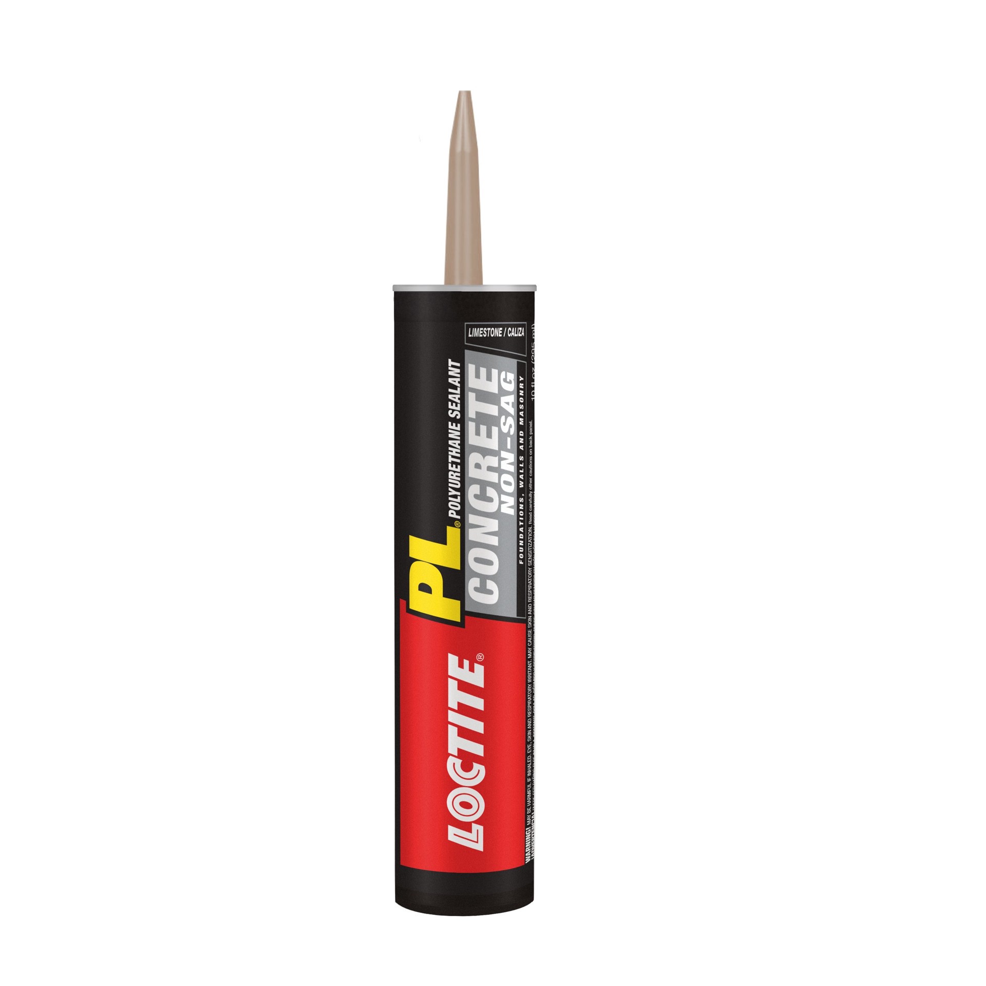slide 1 of 6, LOCTITE PL Poly Concrete and Masonry Sealant 10-oz Exterior and Specialty Limestone Paintable Polyurethane Caulk, 1 ct