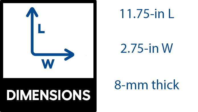slide 3 of 6, allen + roth Calacatta Black Black 3-in x 12-in Polished Porcelain Floor and Wall Tile ( 0.22-sq ft Piece ), 1 ct